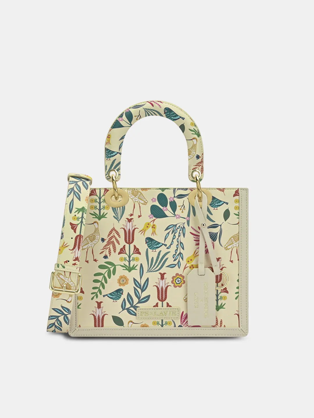 Anar Mor Print Small Box Satchel Bag