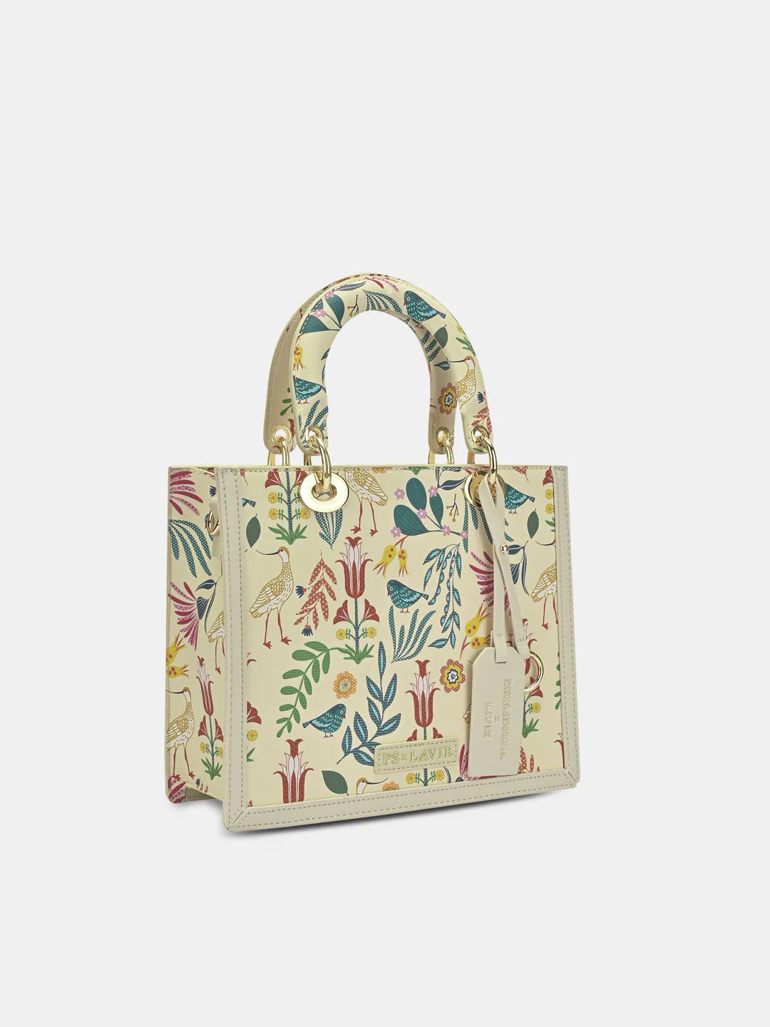 Anar Mor Print Small Box Satchel Bag