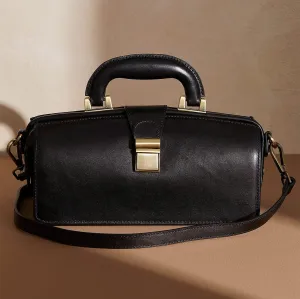 Apex Framed Satchel - Black