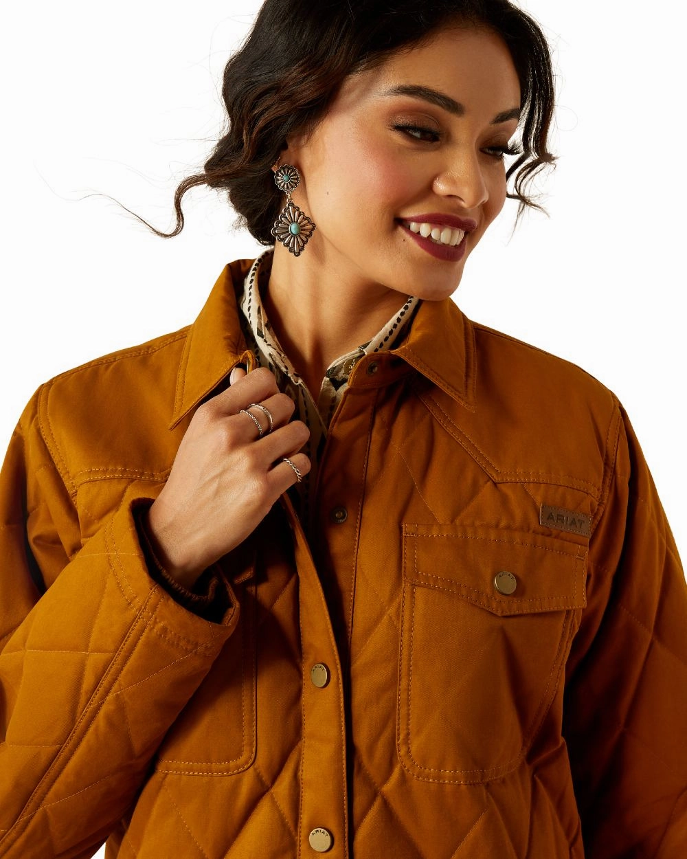 Ariat Womens Grizzly Quilted Barn Jacket