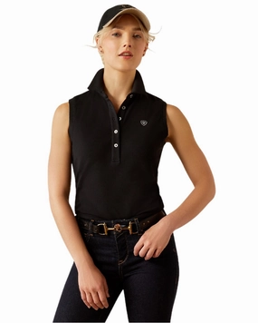 Ariat Womens Prix 3.0 Sleeveless Polo Shirt