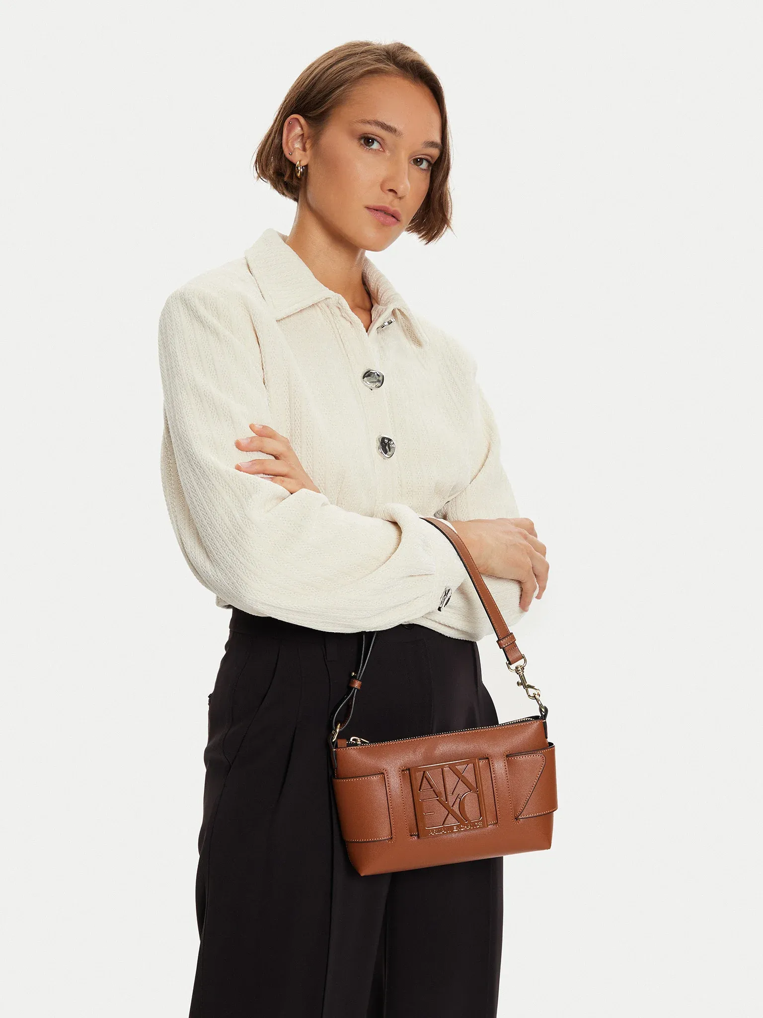 A.R.M.A.N.I E.X.C.H.A.N.G.E SHOULDER BAG