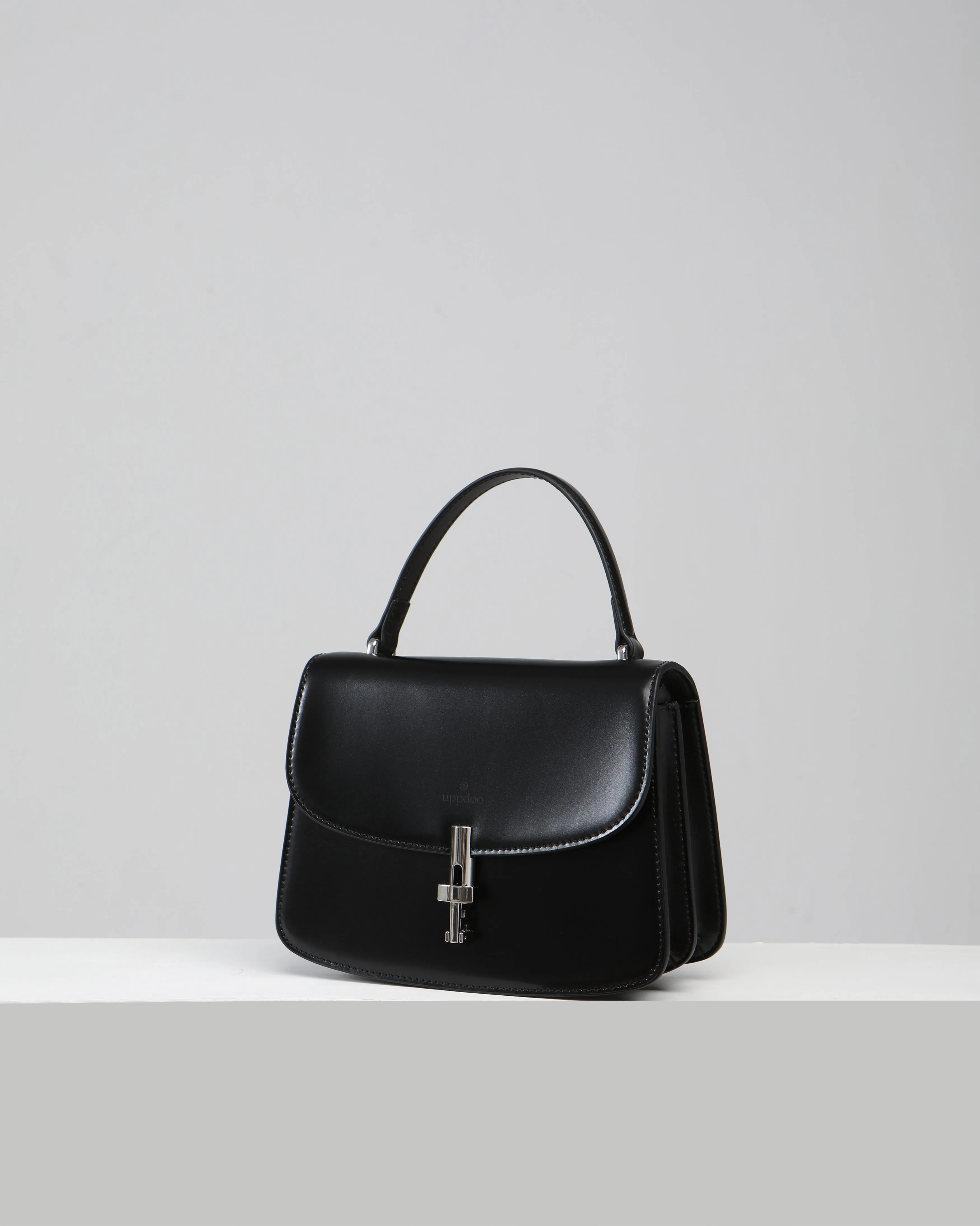 Aura Top-handle Satchel - Black