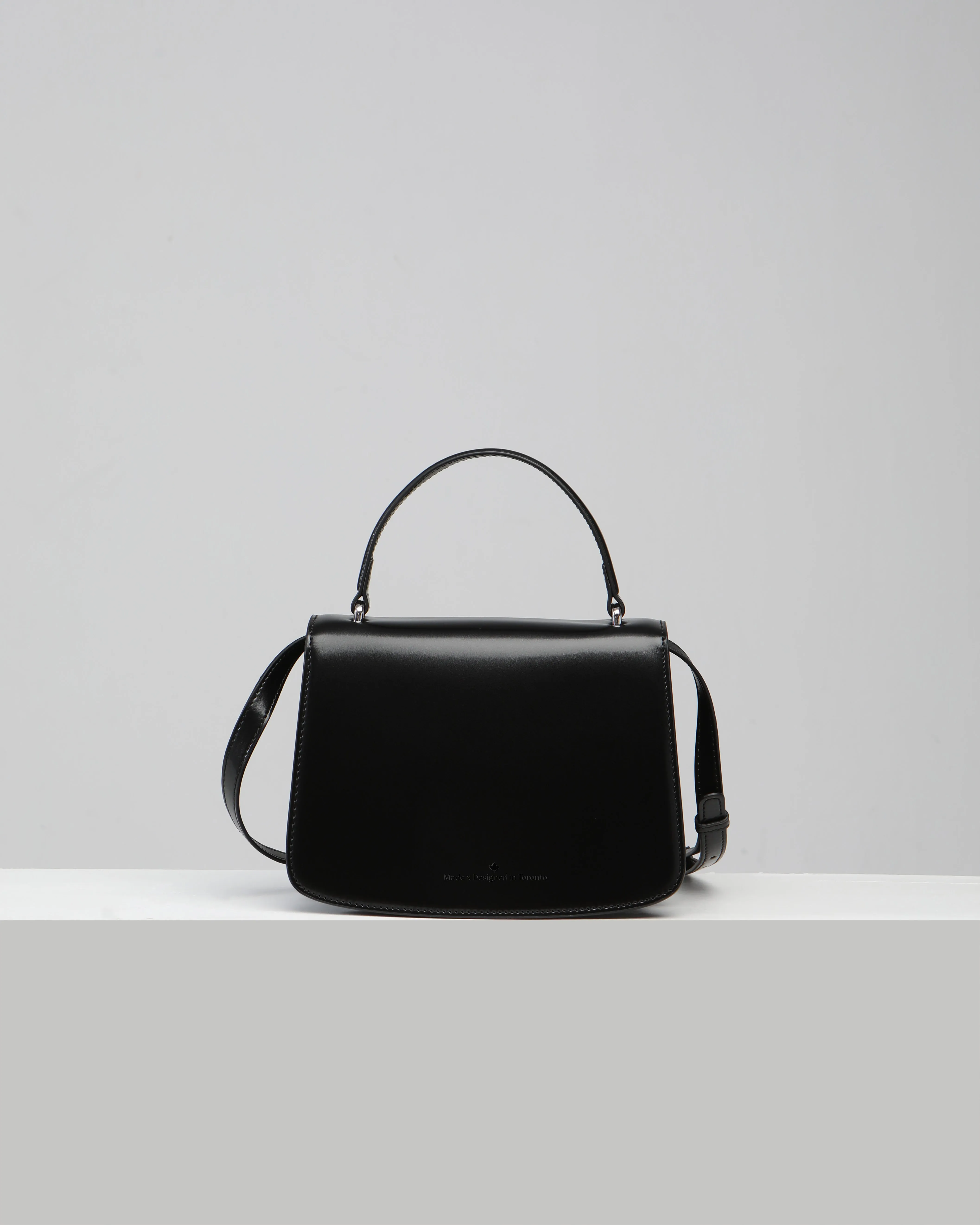 Aura Top-handle Satchel - Black