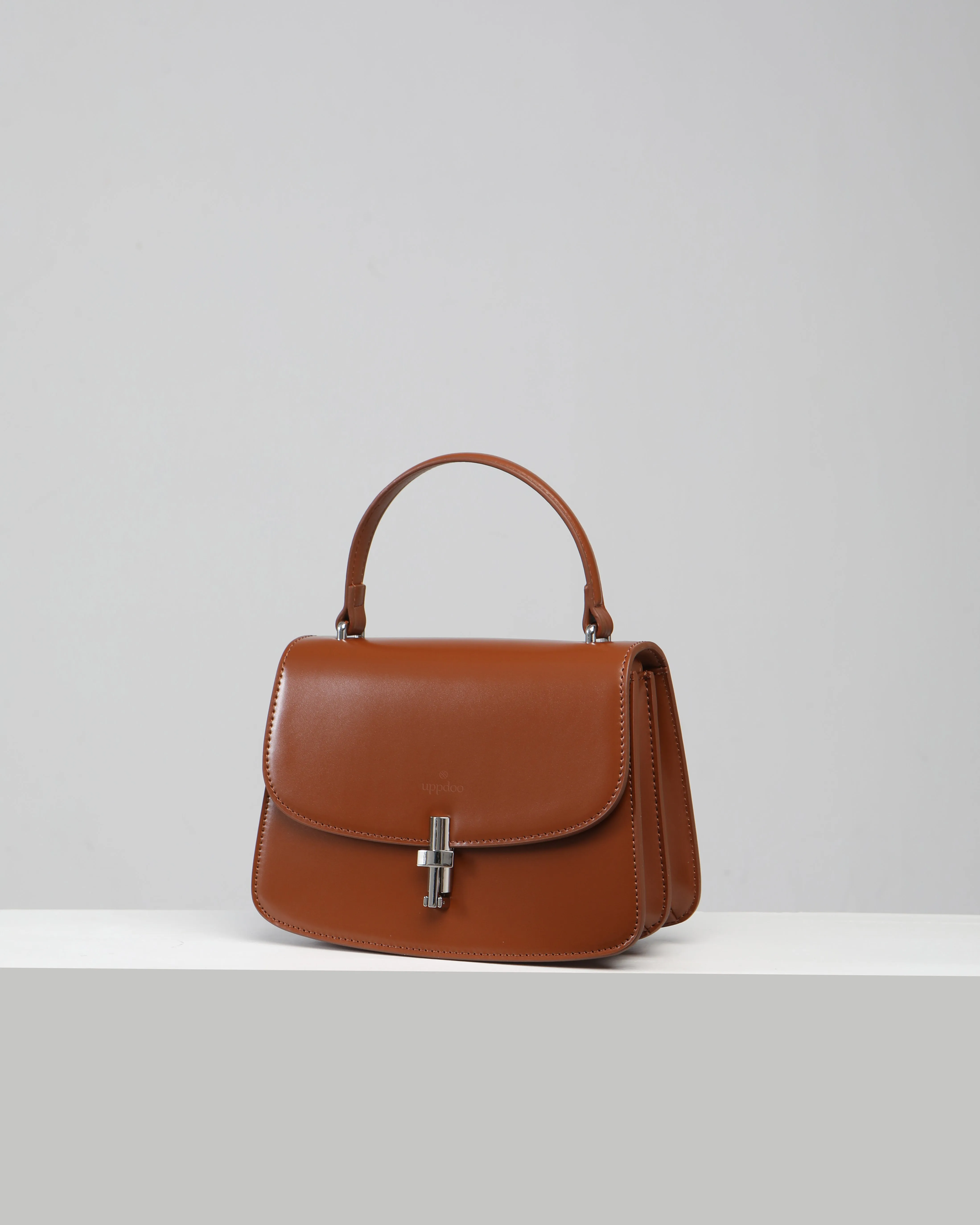Aura Top-handle Satchel - Caramel