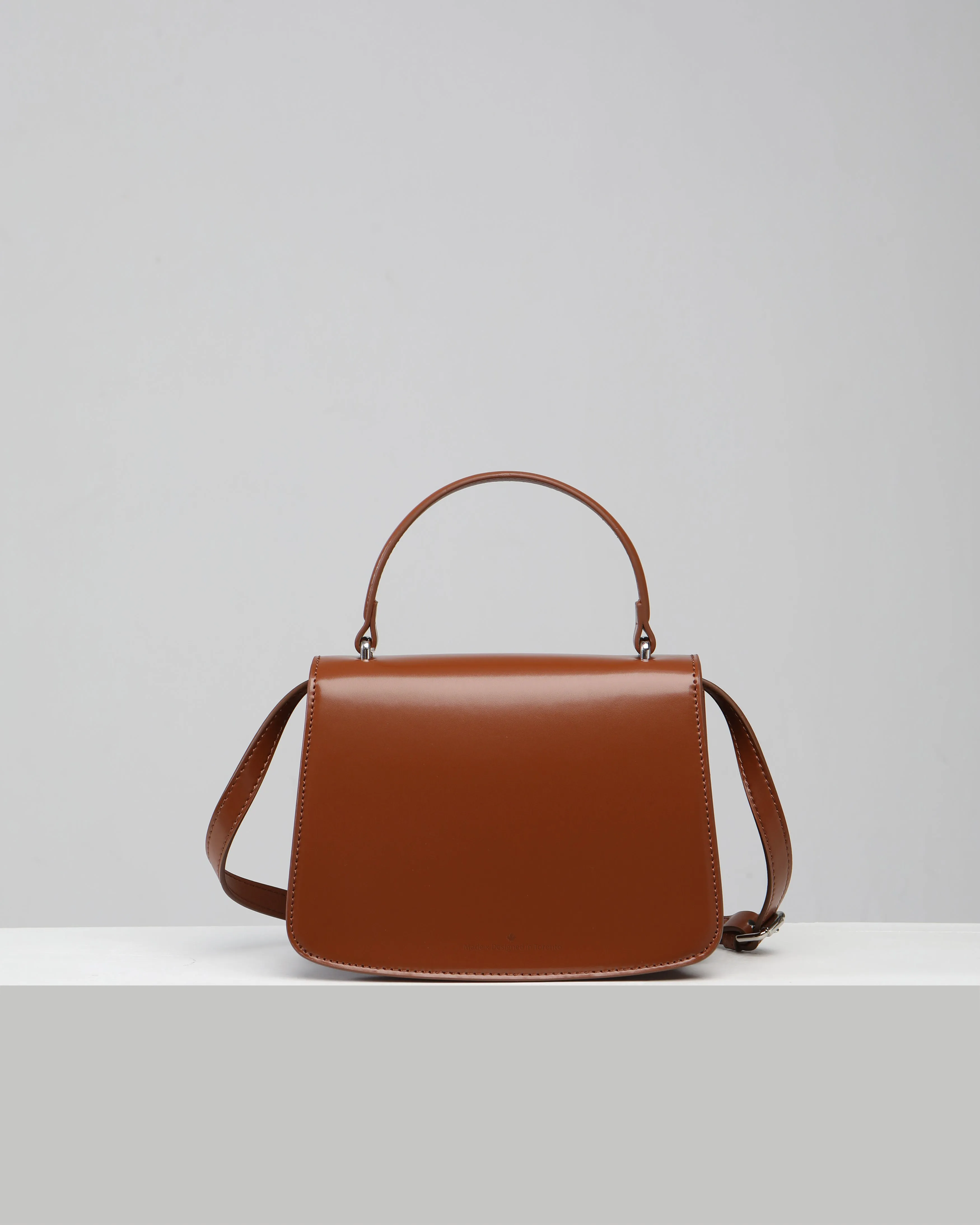 Aura Top-handle Satchel - Caramel
