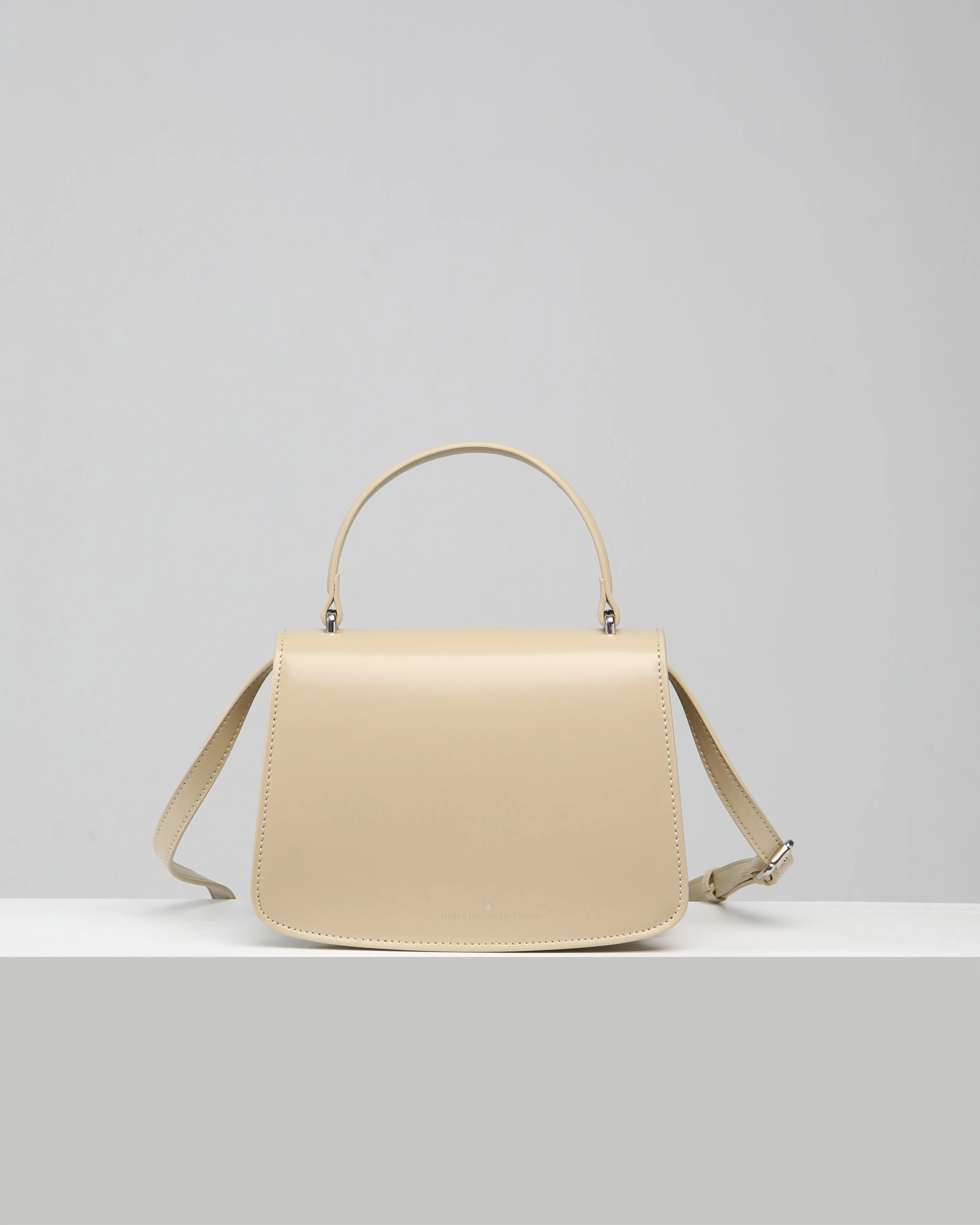Aura Top-handle Satchel - Eggshell