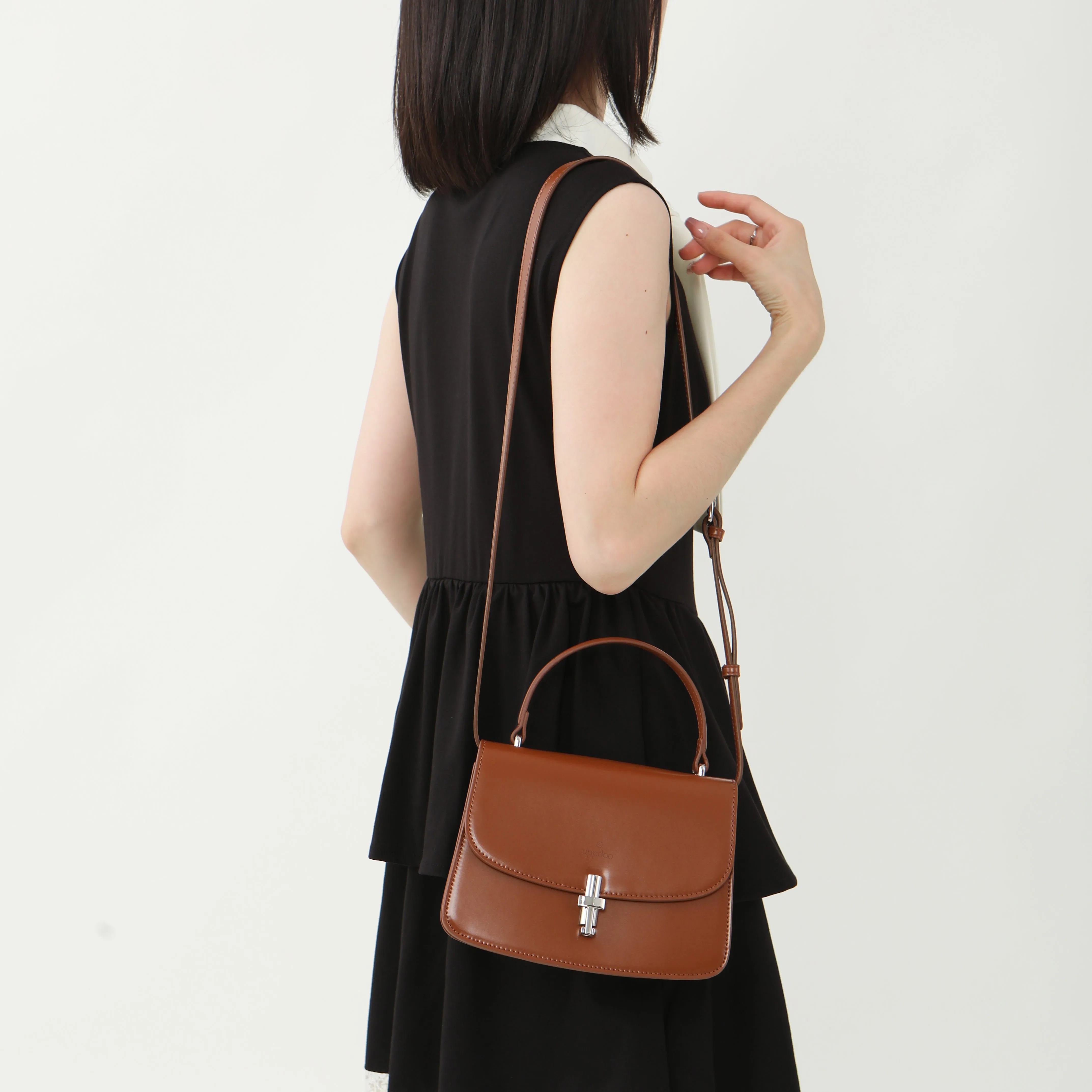 Aura Top-handle Satchel - Eggshell