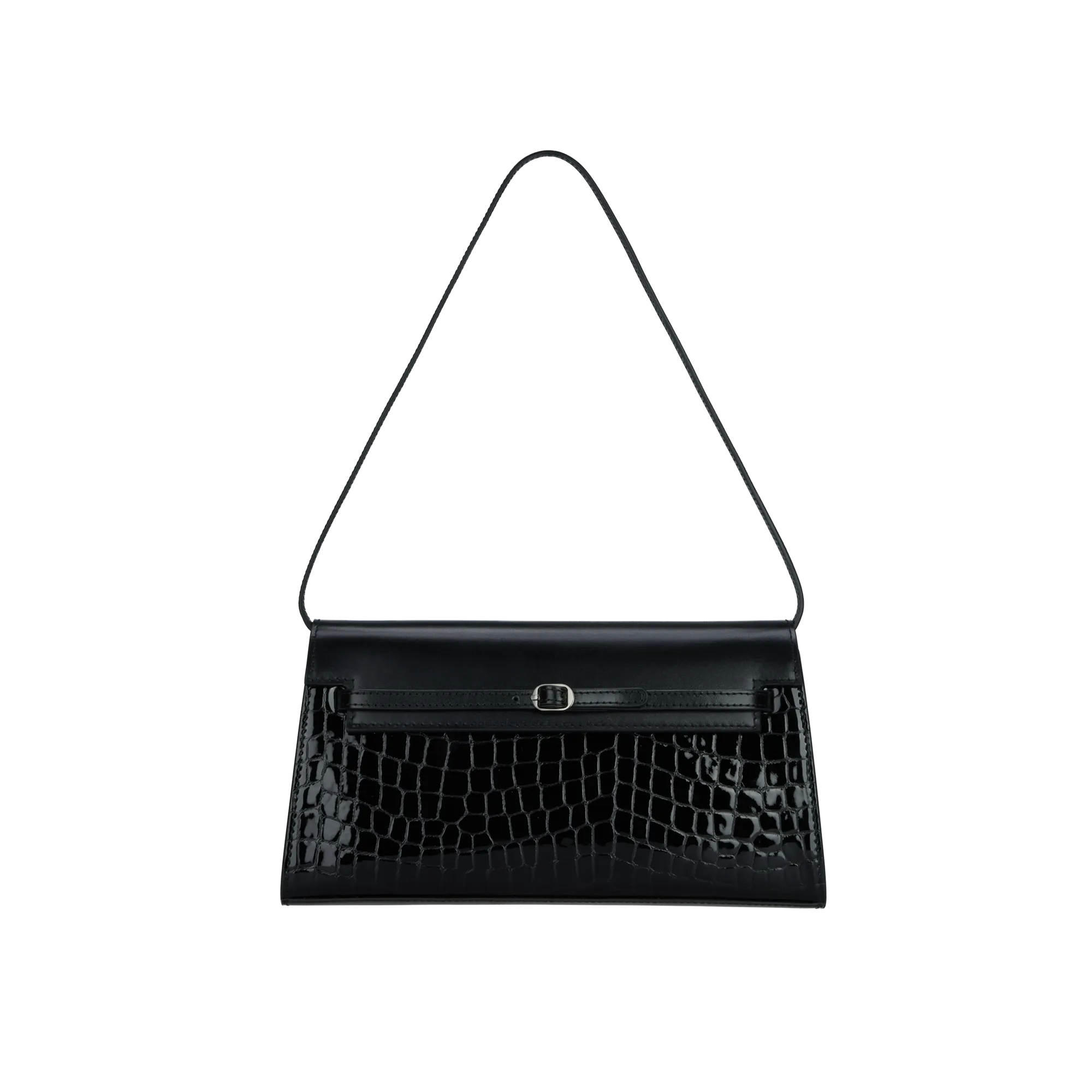 Black Croc Shoulder Bag (Limited Edition)