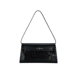 Black Croc Shoulder Bag (Limited Edition)