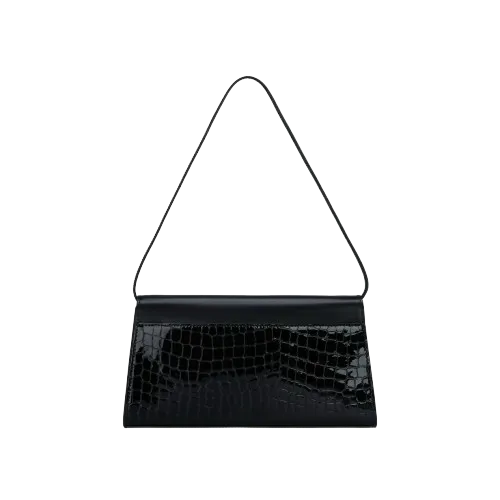 Black Croc Shoulder Bag (Limited Edition)