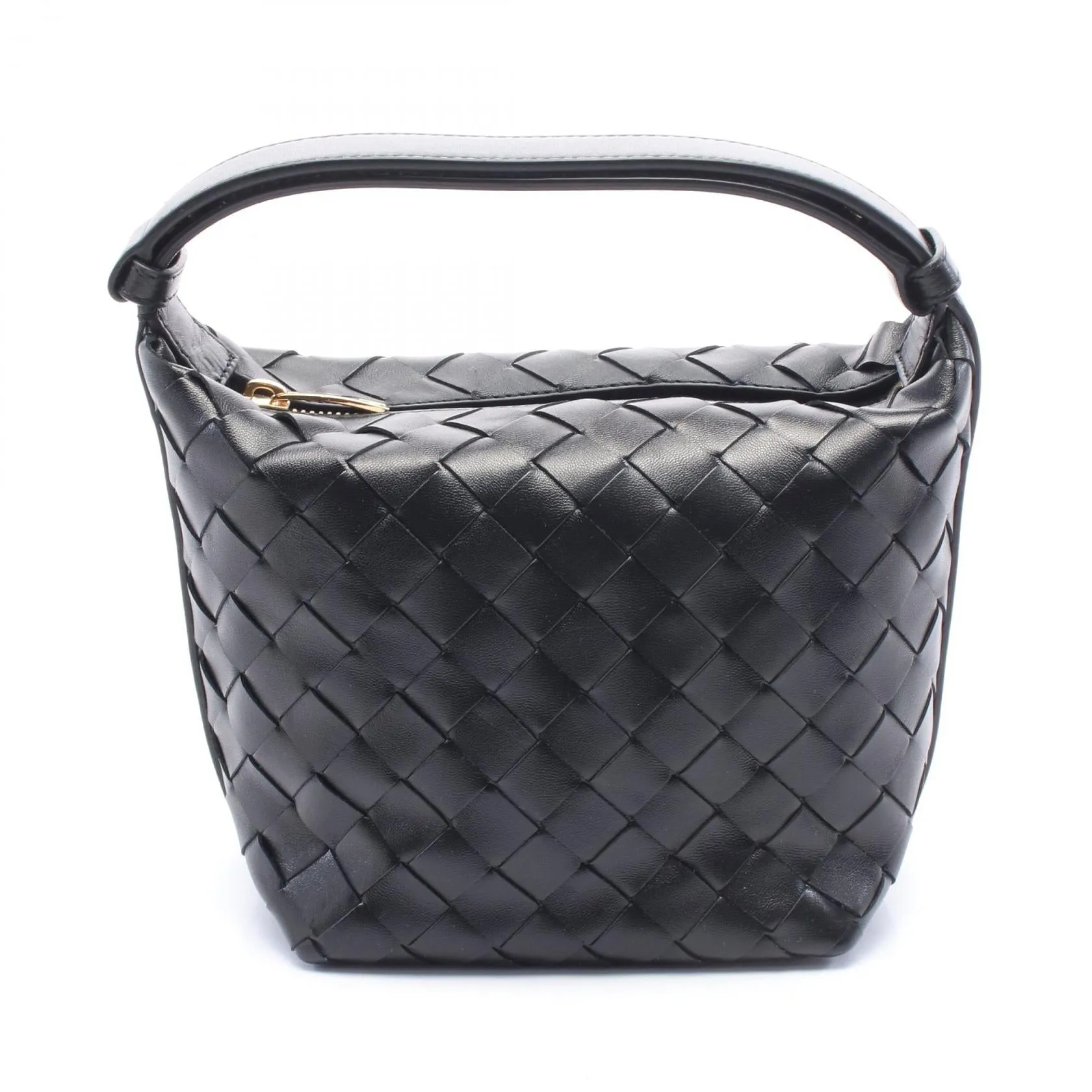 Bottega Veneta Leather Candy Wallace Intrecciato Handbag