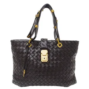 Bottega Veneta Leather Handbag (Pre-Owned)