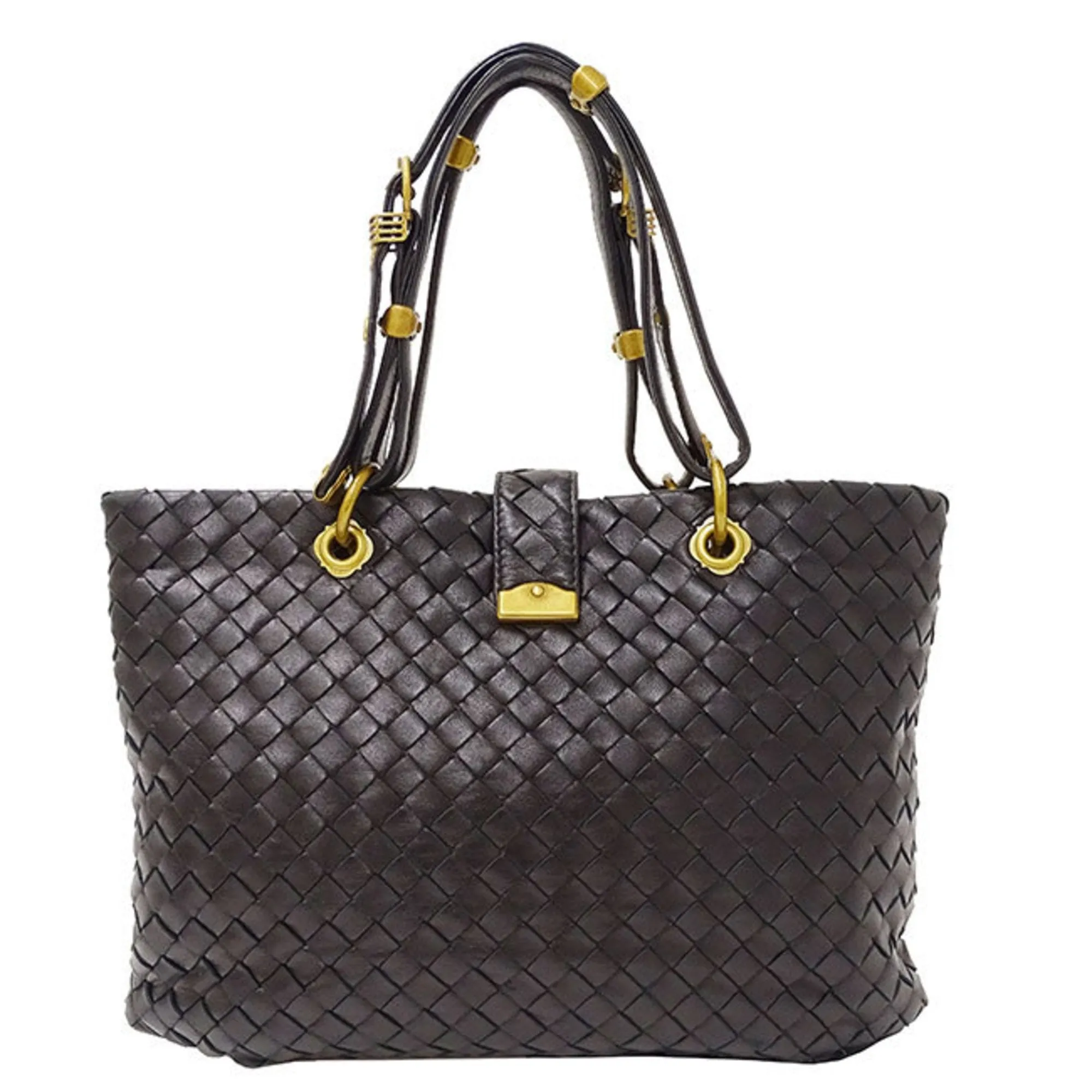 Bottega Veneta Leather Handbag (Pre-Owned)