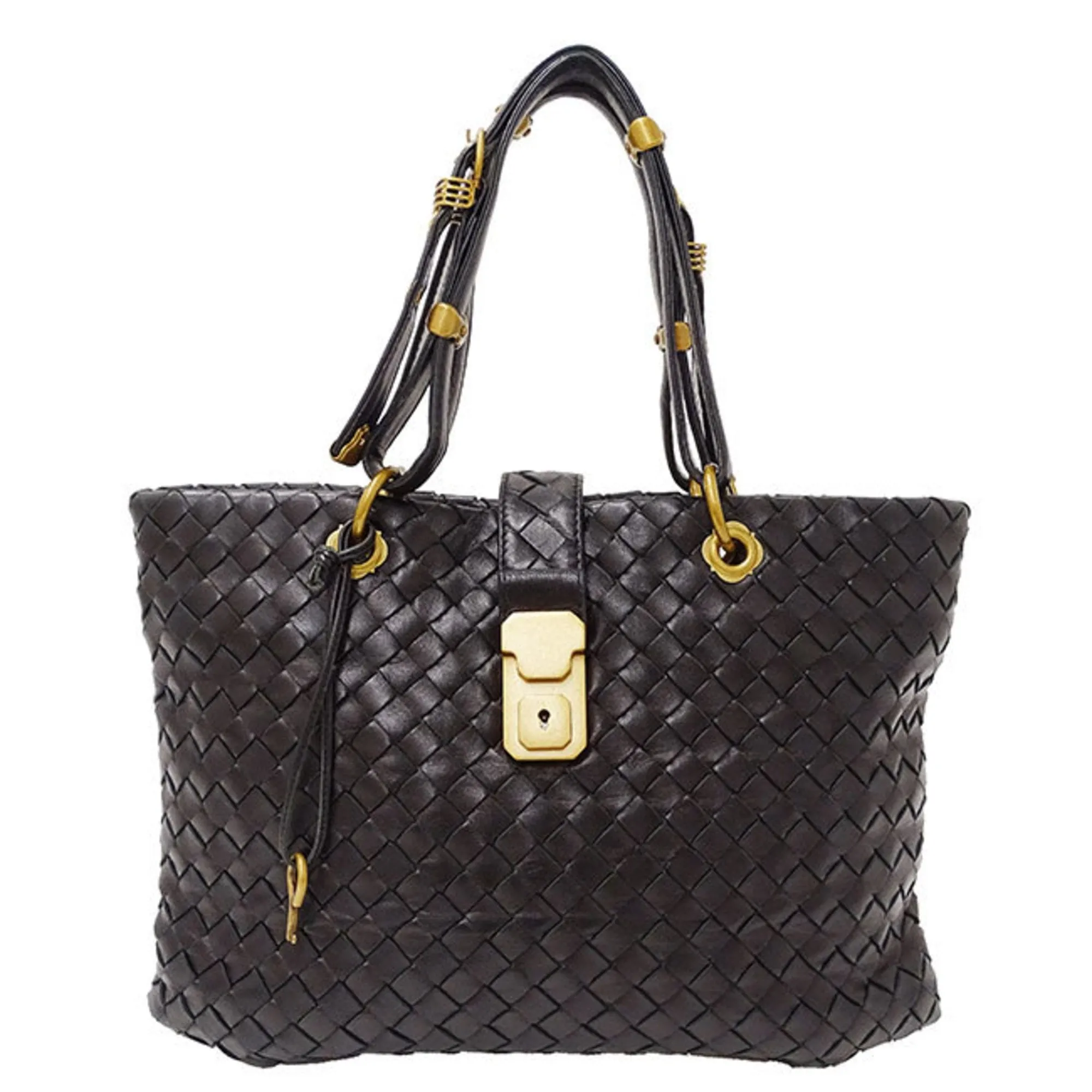 Bottega Veneta Leather Handbag (Pre-Owned)