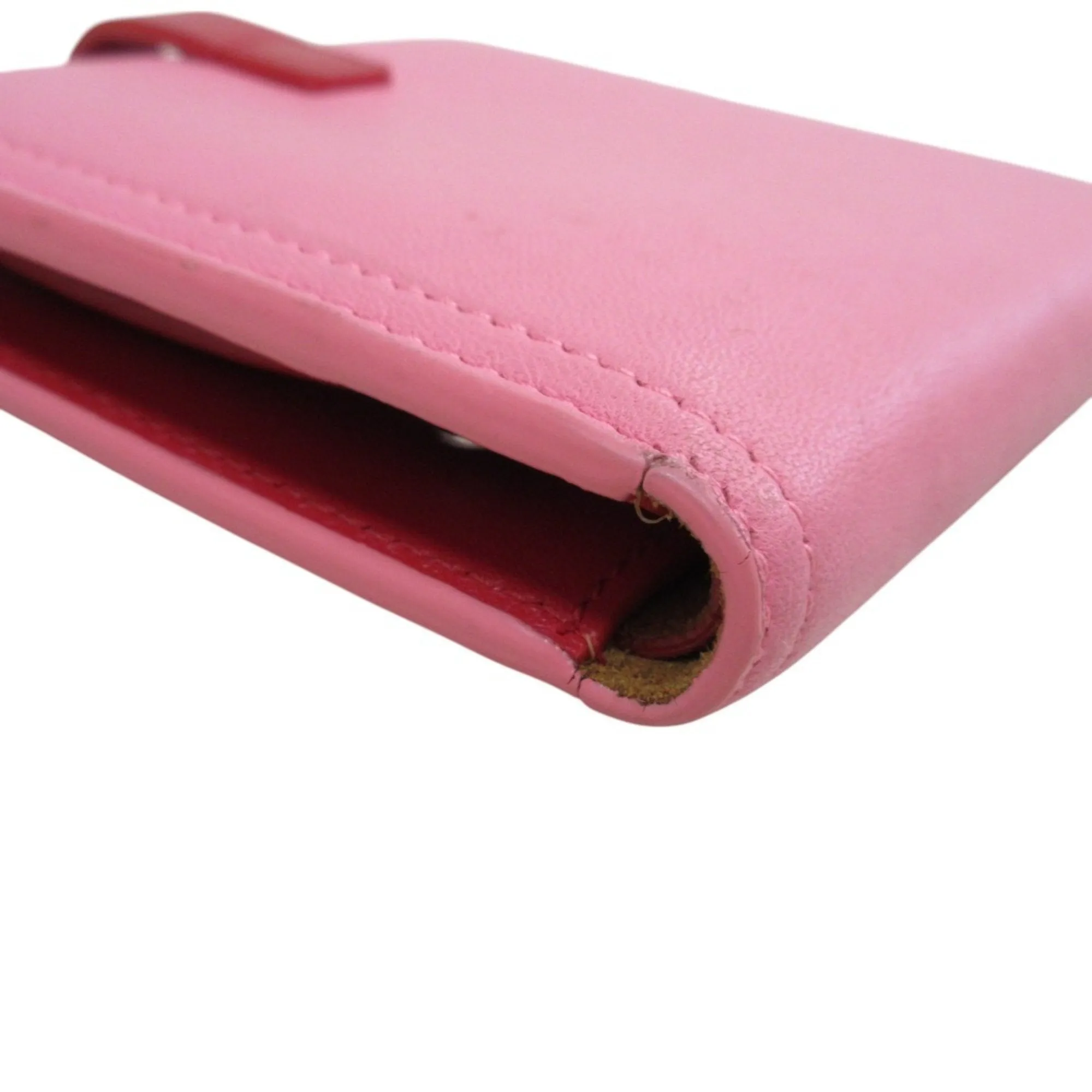 Bottega Veneta pink Color Leather Wallet (Bi-Fold) (Pre-Owned)