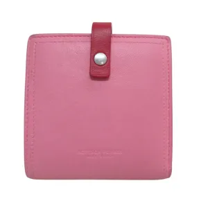 Bottega Veneta pink Color Leather Wallet (Bi-Fold) (Pre-Owned)