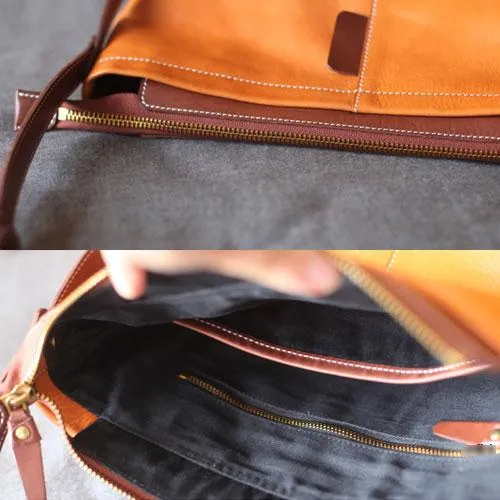 Brown Womens Leather Bucket Handbag Purse Handbag Barrel Handbag Shoulder Bag for Ladies