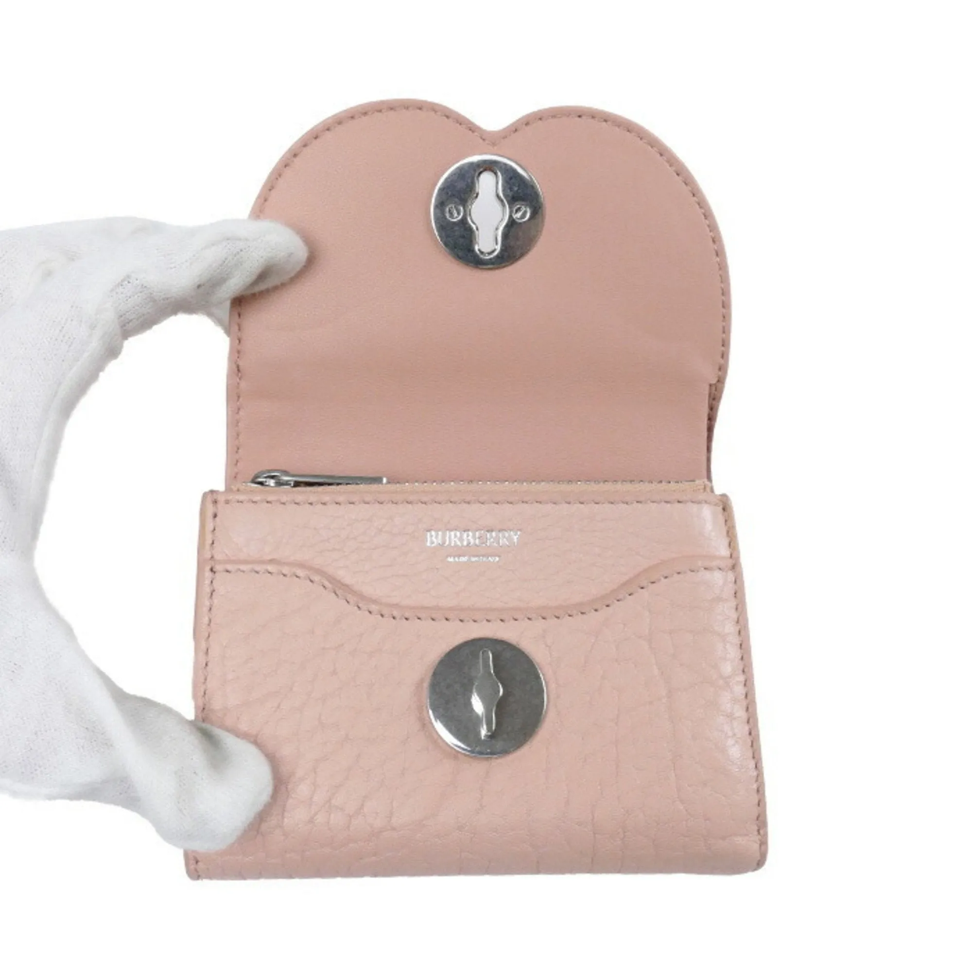 Burberry Leather Wallet (Tri-Fold) (Pre-Owned)