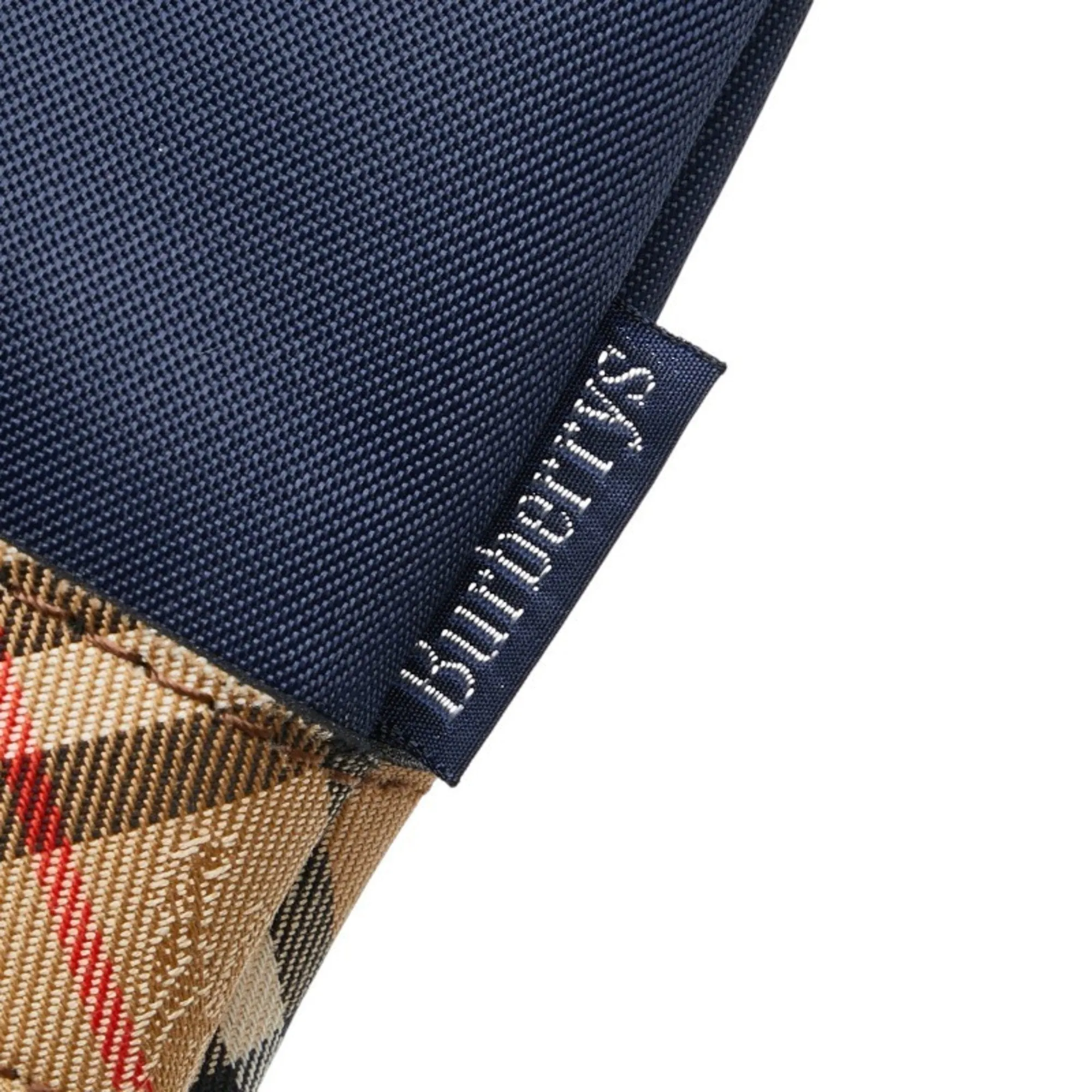 Burberry Navy Nylon Pouch (Pre-Owned)