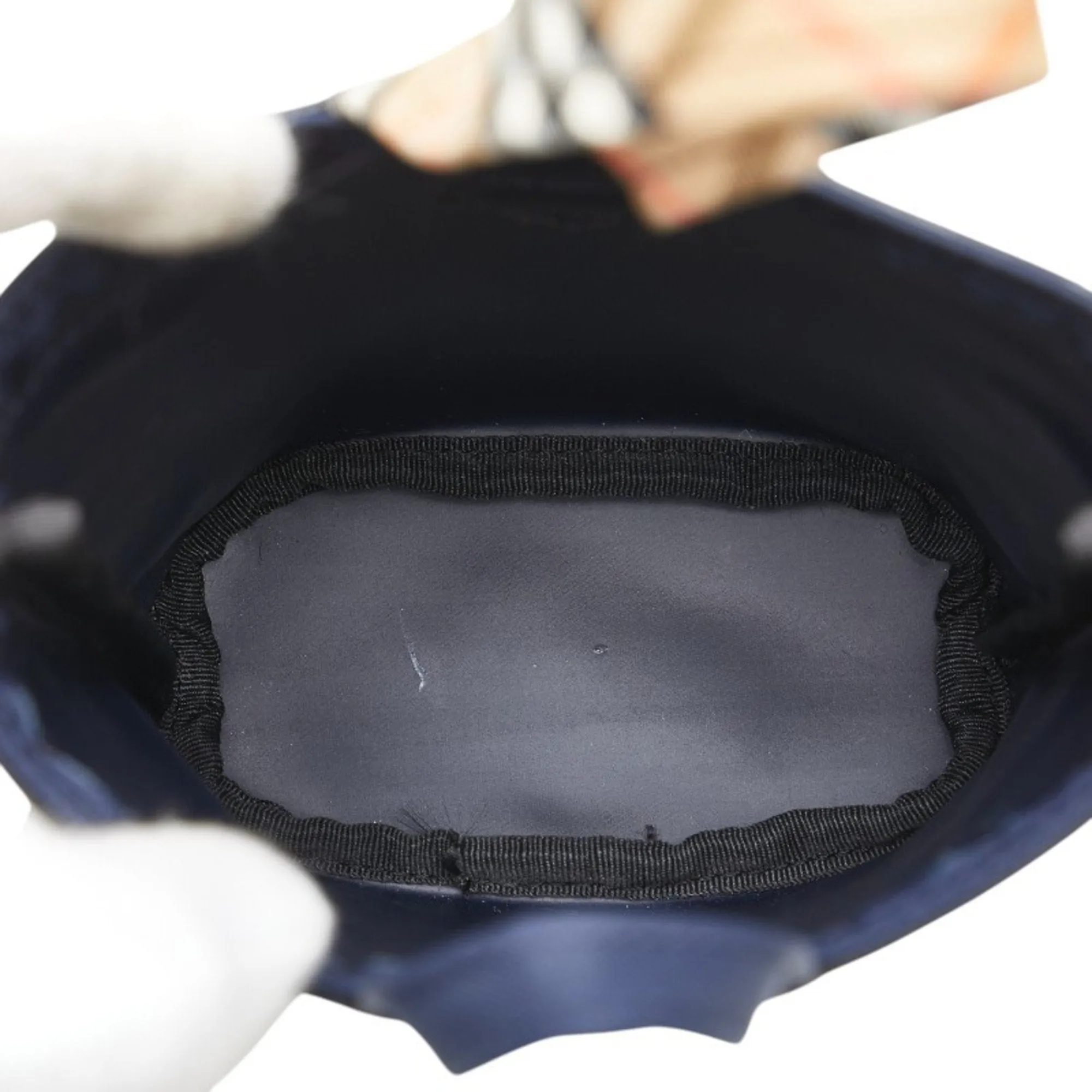 Burberry Navy Nylon Pouch (Pre-Owned)