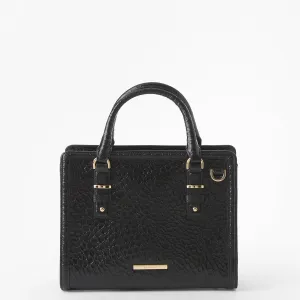 Cami Satchel Black Hematite