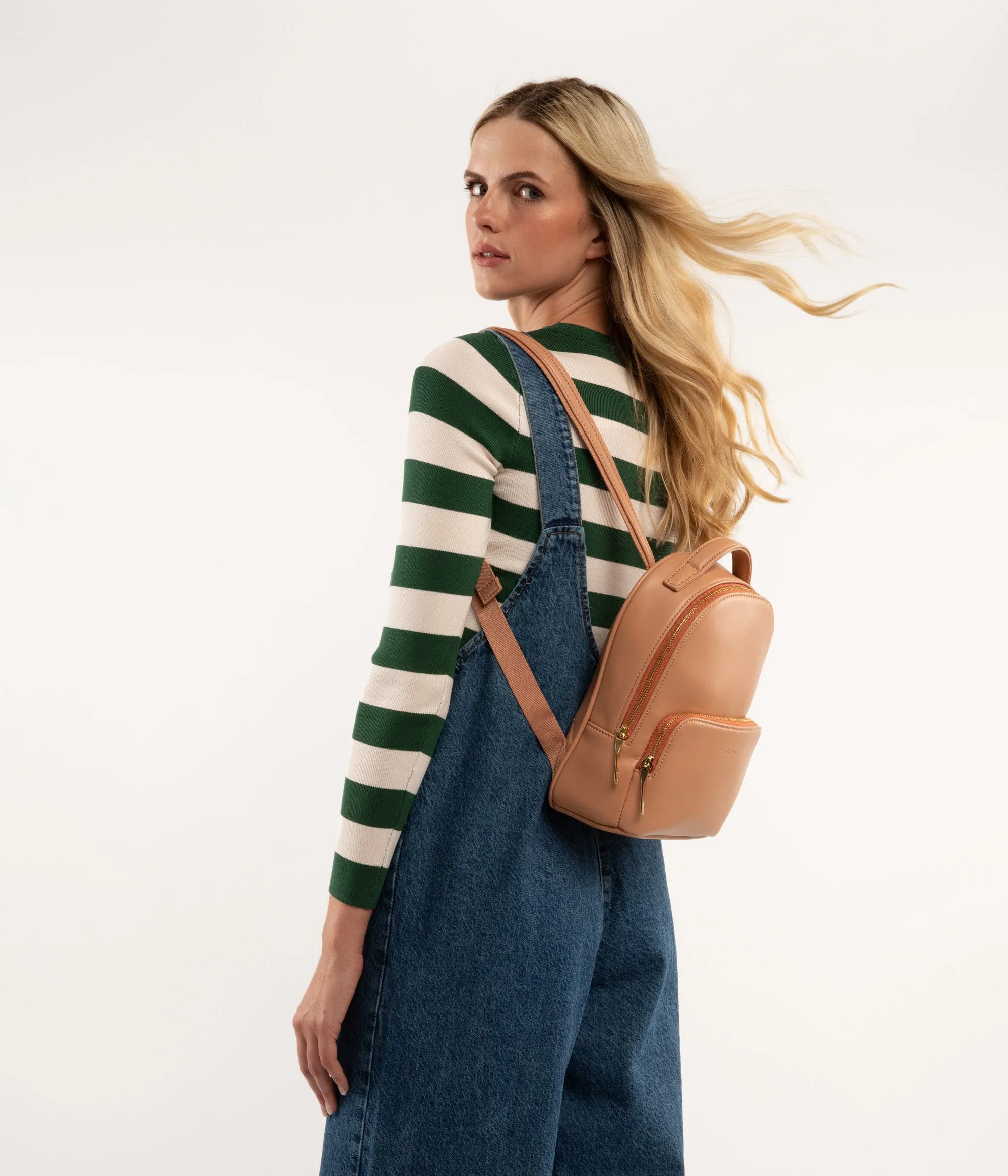 CAROSM Small Vegan Backpack - Loom