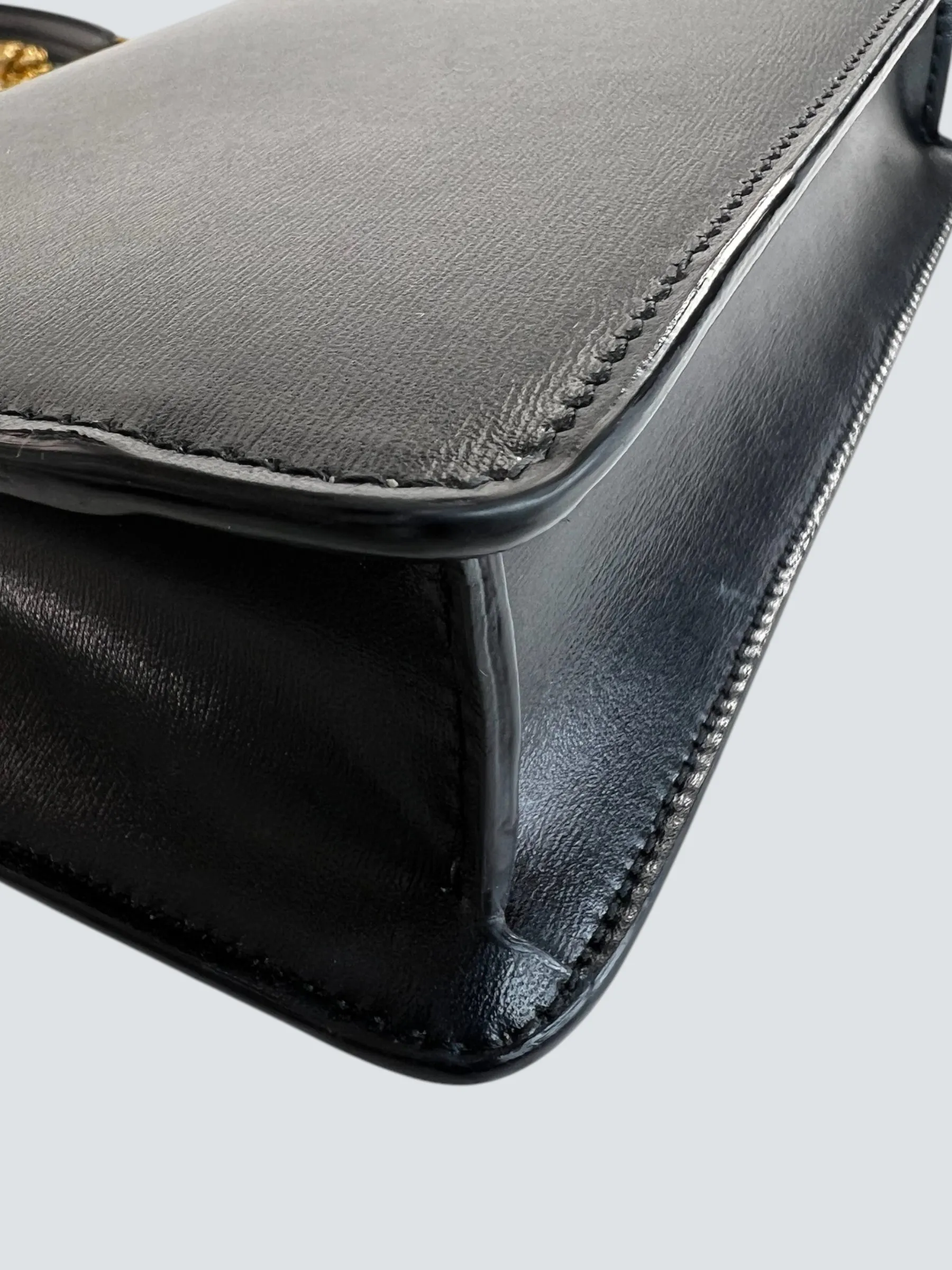 Celine Black Leather ??Margo?? Wallet On Chain