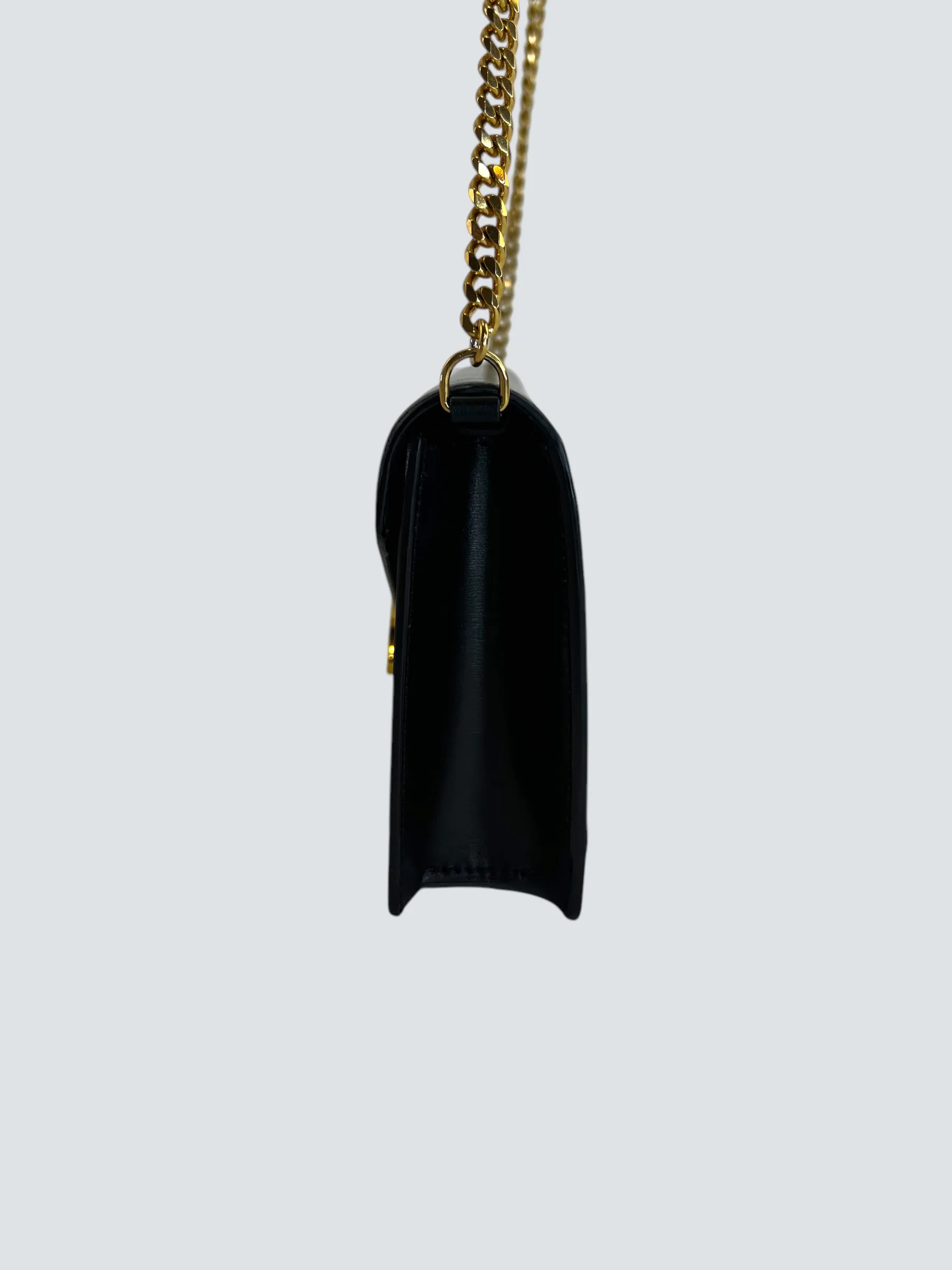 Celine Black Leather ??Margo?? Wallet On Chain