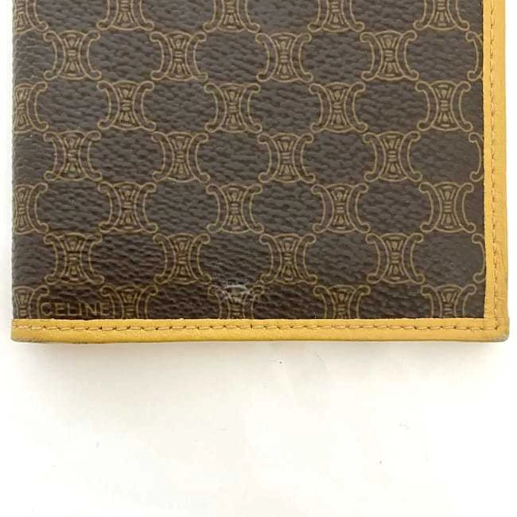 Celine Camel Pvc Leather Long Wallet (Bi-Fold) (Pre-Owned)