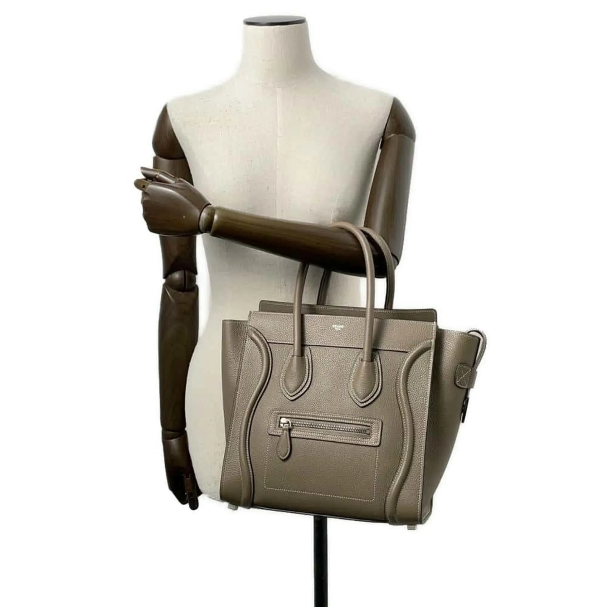 Celine Leather Handbag (Pre-Owned)