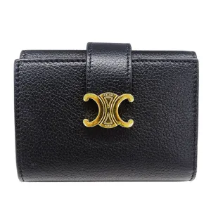 Celine Leather Wallet (Tri-Fold) (Pre-Owned)