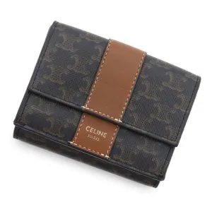 Celine Pvc Leather Wallet (Tri-Fold) (Pre-Owned)