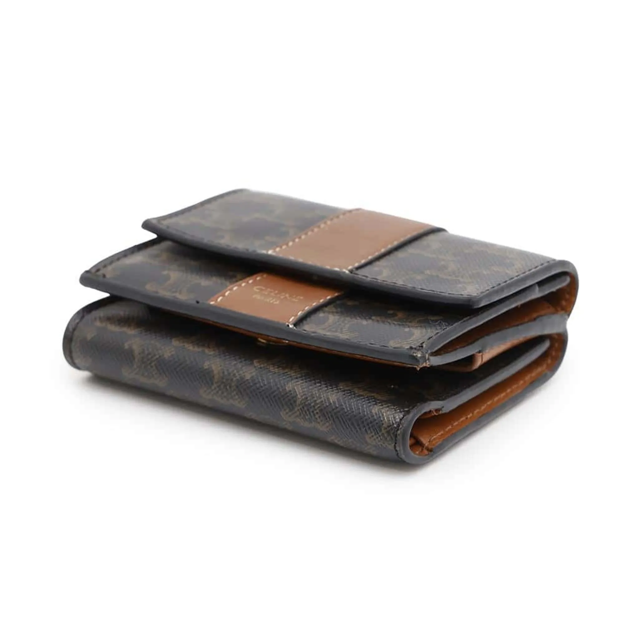 Celine Pvc Leather Wallet (Tri-Fold) (Pre-Owned)