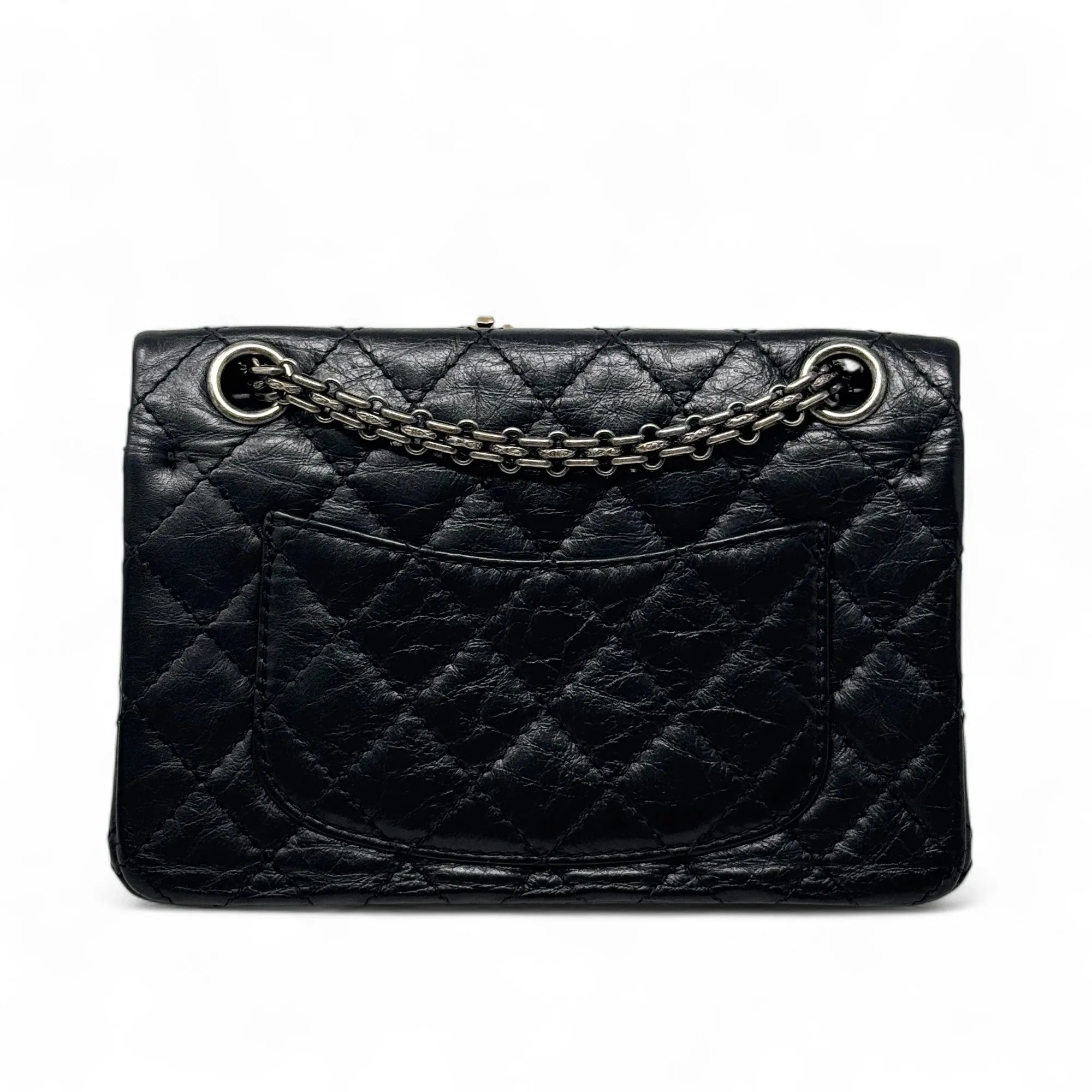 Chanel Black Charms 2.55 Reissue 224 Flap