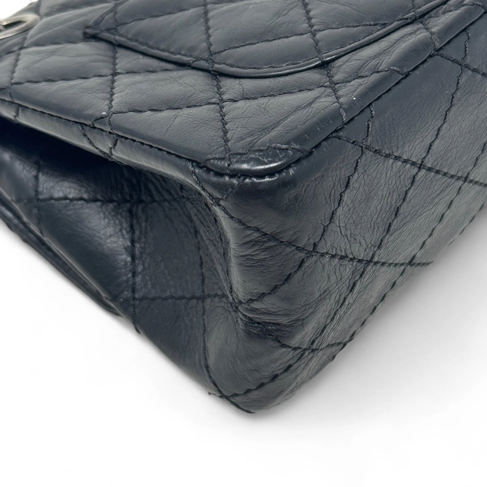 Chanel Black Charms 2.55 Reissue 224 Flap