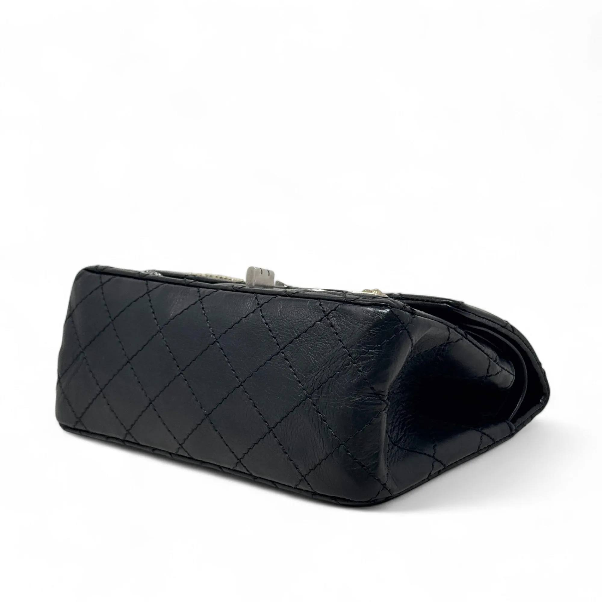 Chanel Black Charms 2.55 Reissue 224 Flap