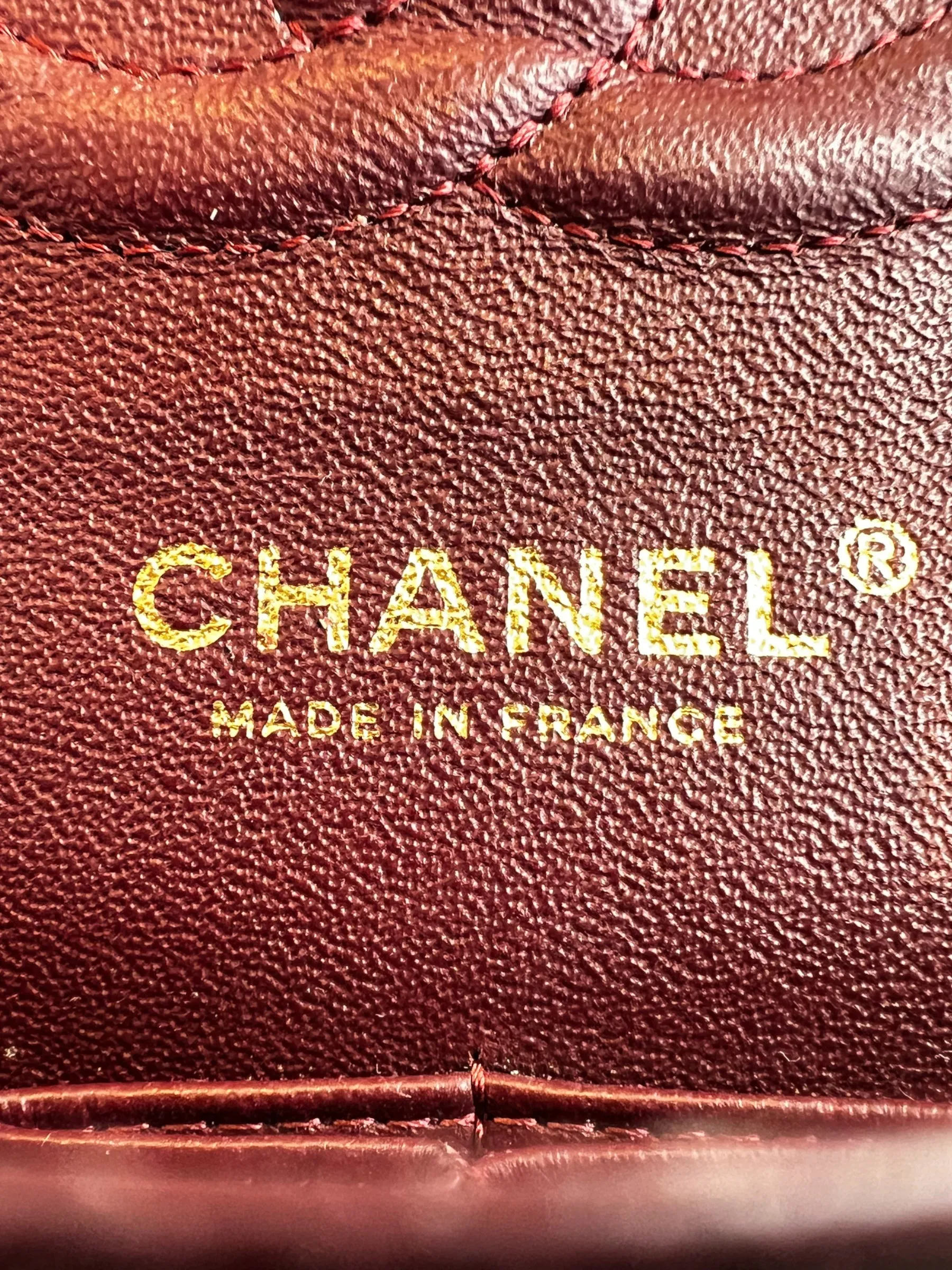 Chanel Black Lambskin Leather Medium Double Flap