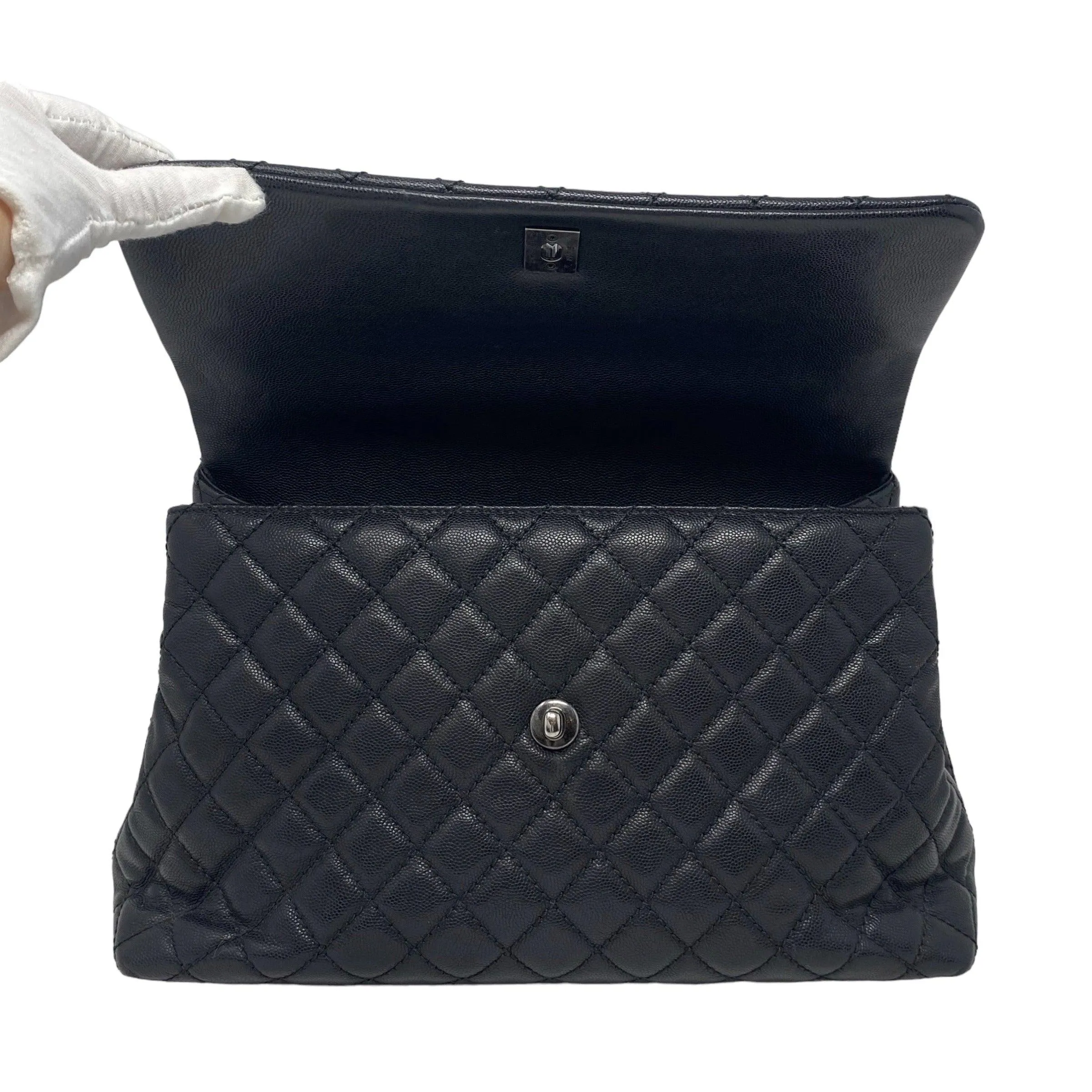 Chanel Black Medium Coco Handle