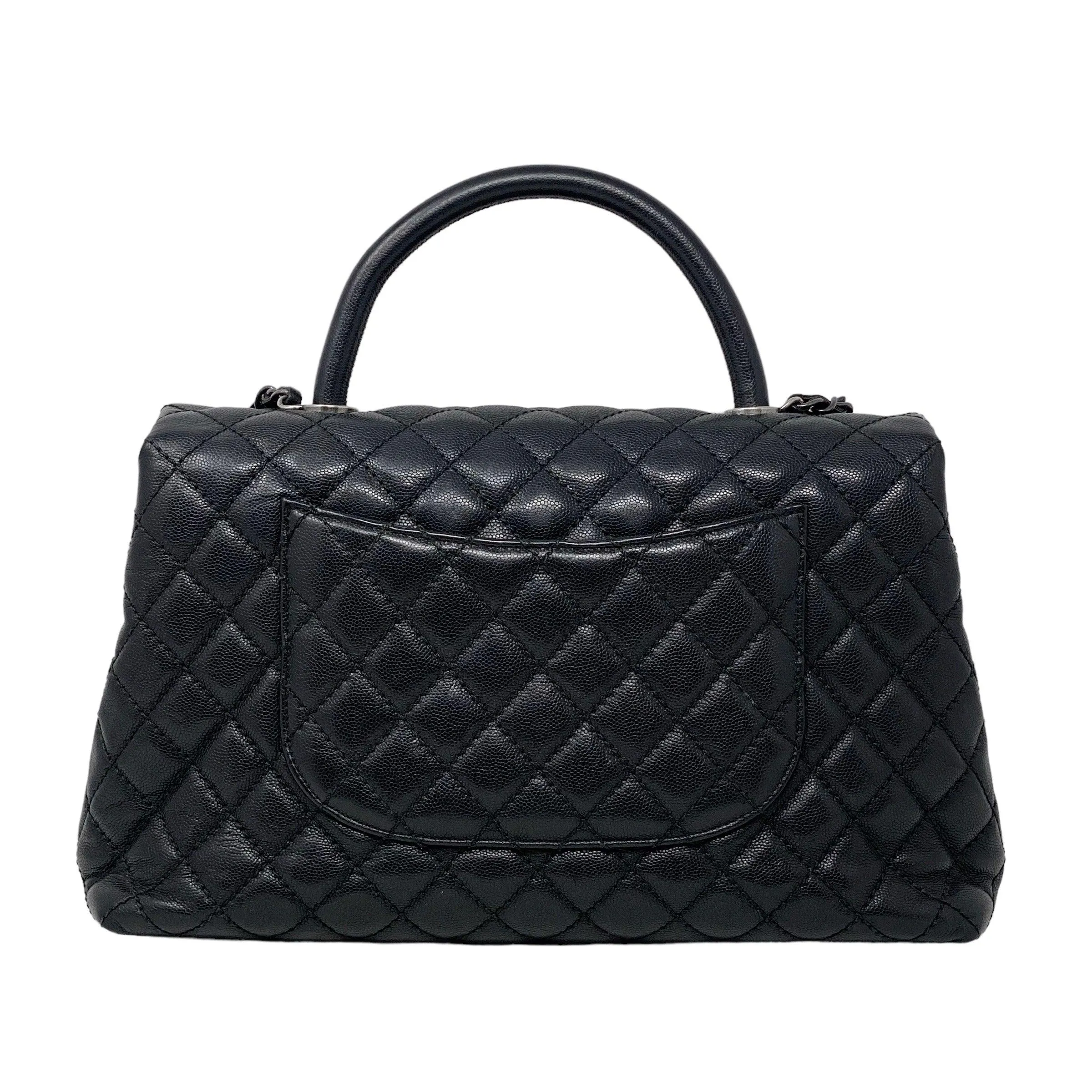 Chanel Black Medium Coco Handle