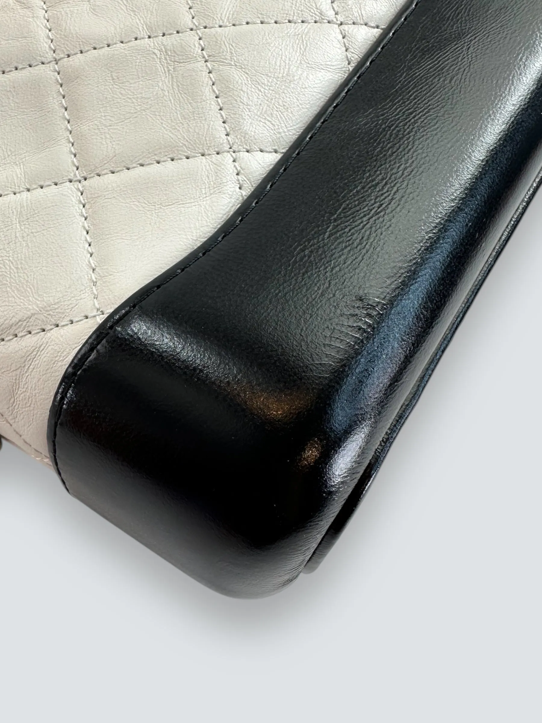 Chanel Gabrielle Hobo Black & White Handbag