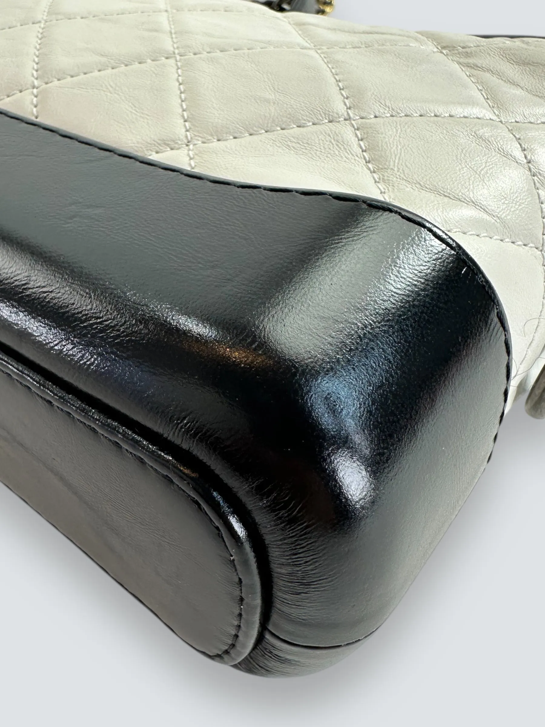 Chanel Gabrielle Hobo Black & White Handbag