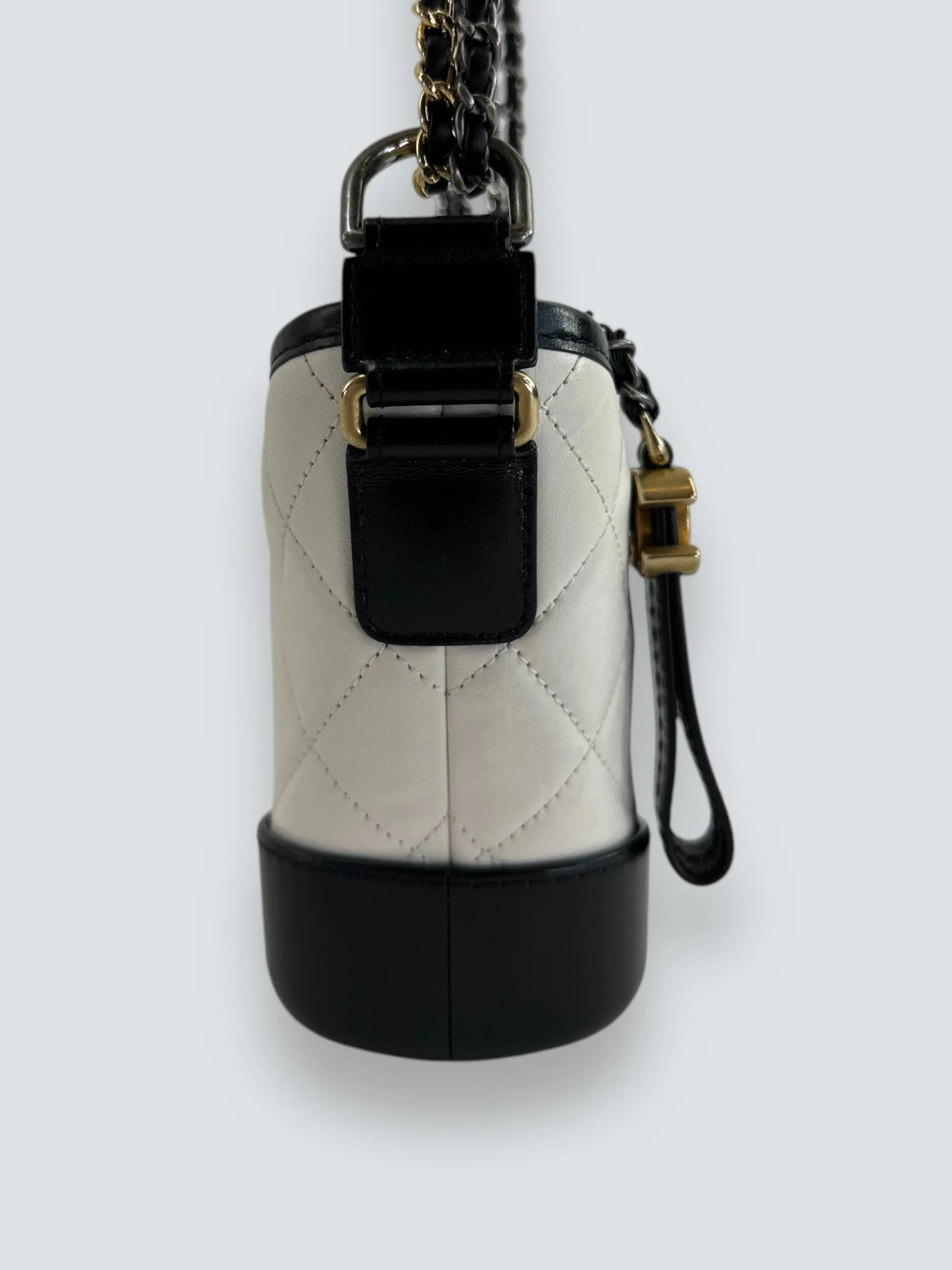 Chanel Gabrielle Hobo Black & White Handbag