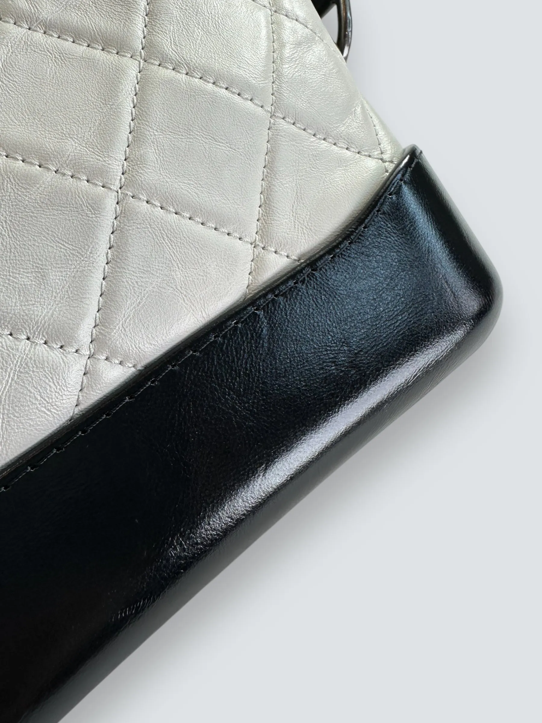 Chanel Gabrielle Hobo Black & White Handbag