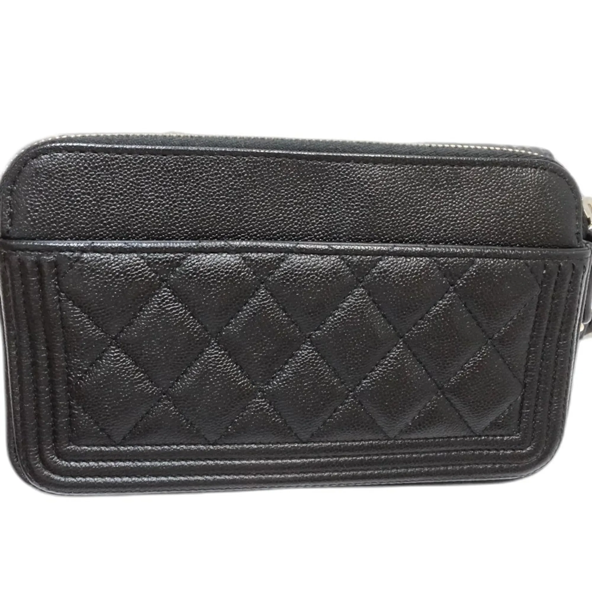 Chanel Grained Calfskin Chain/Shoulder Wallet (Pre-Owned)