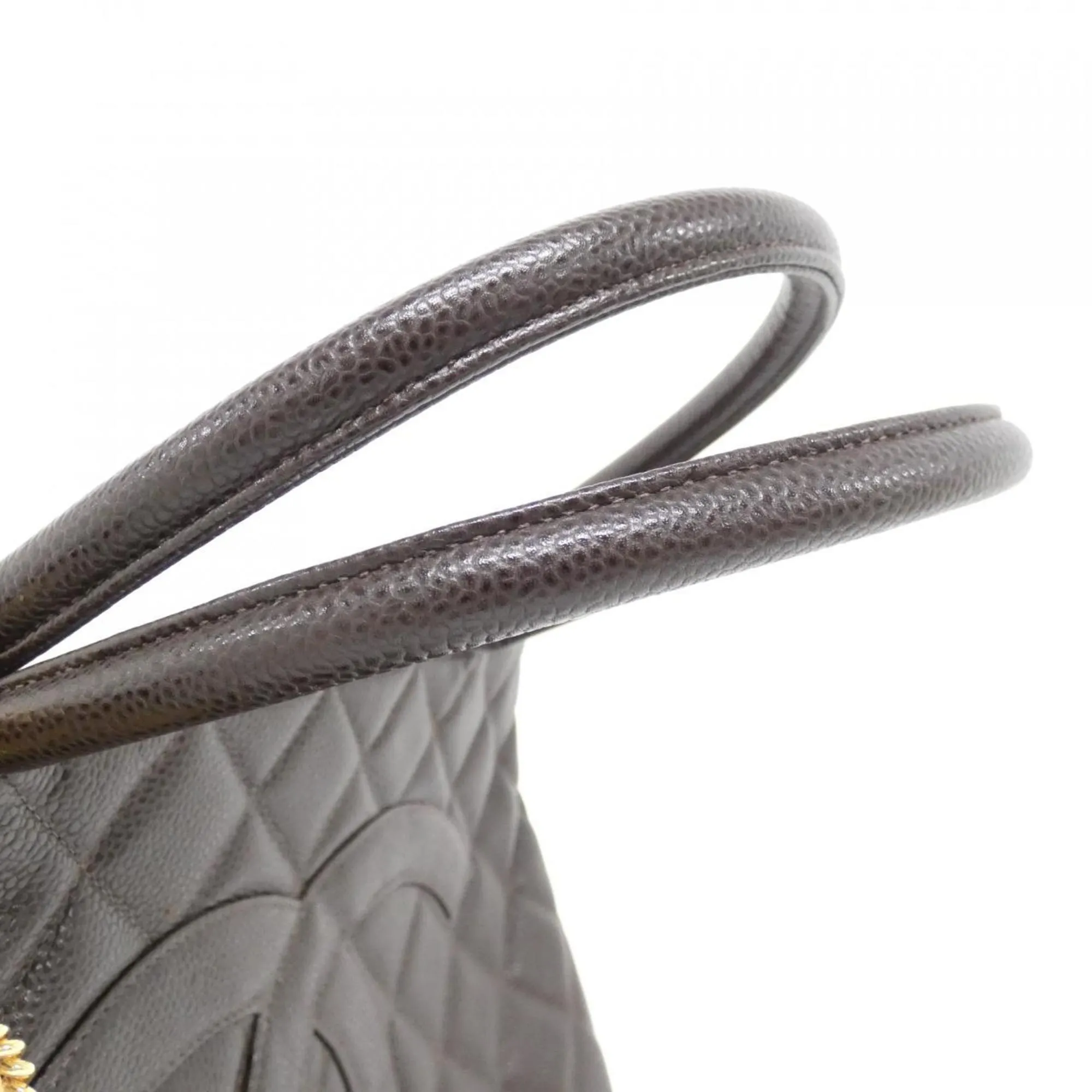 Chanel Grained Calfskin Handbag (Pre-Owned)