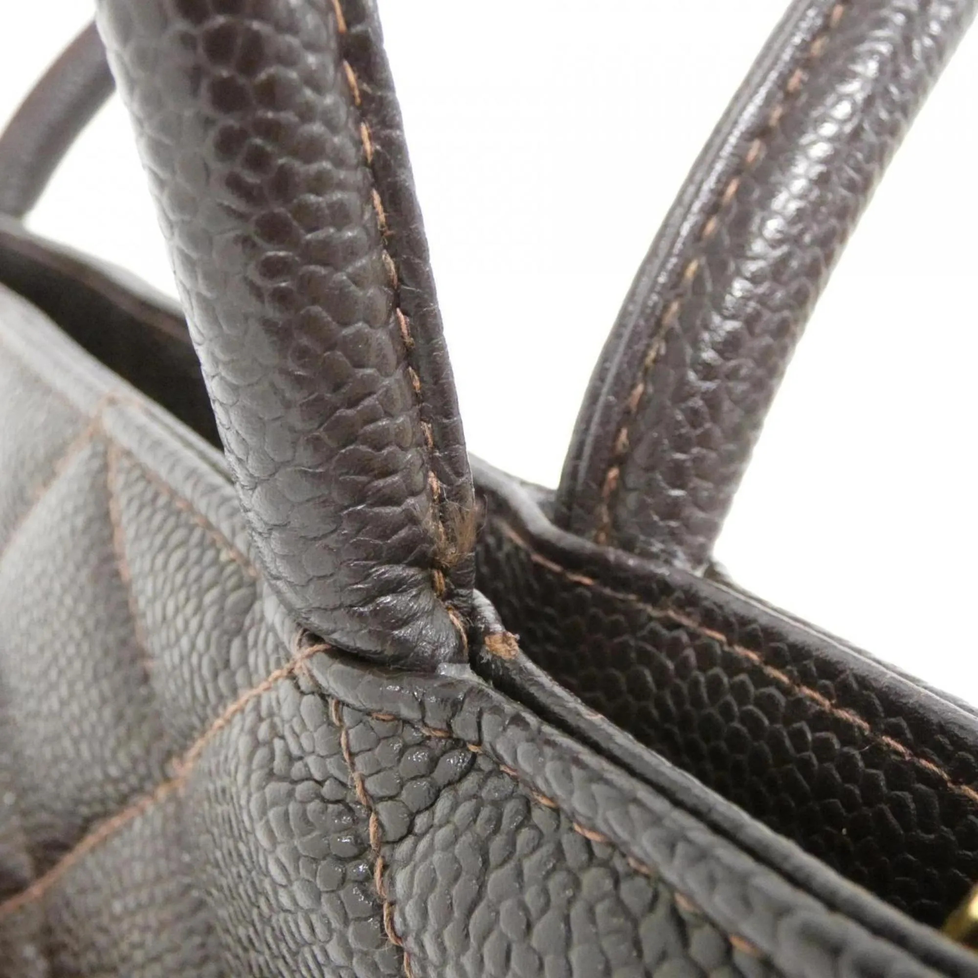 Chanel Grained Calfskin Handbag (Pre-Owned)
