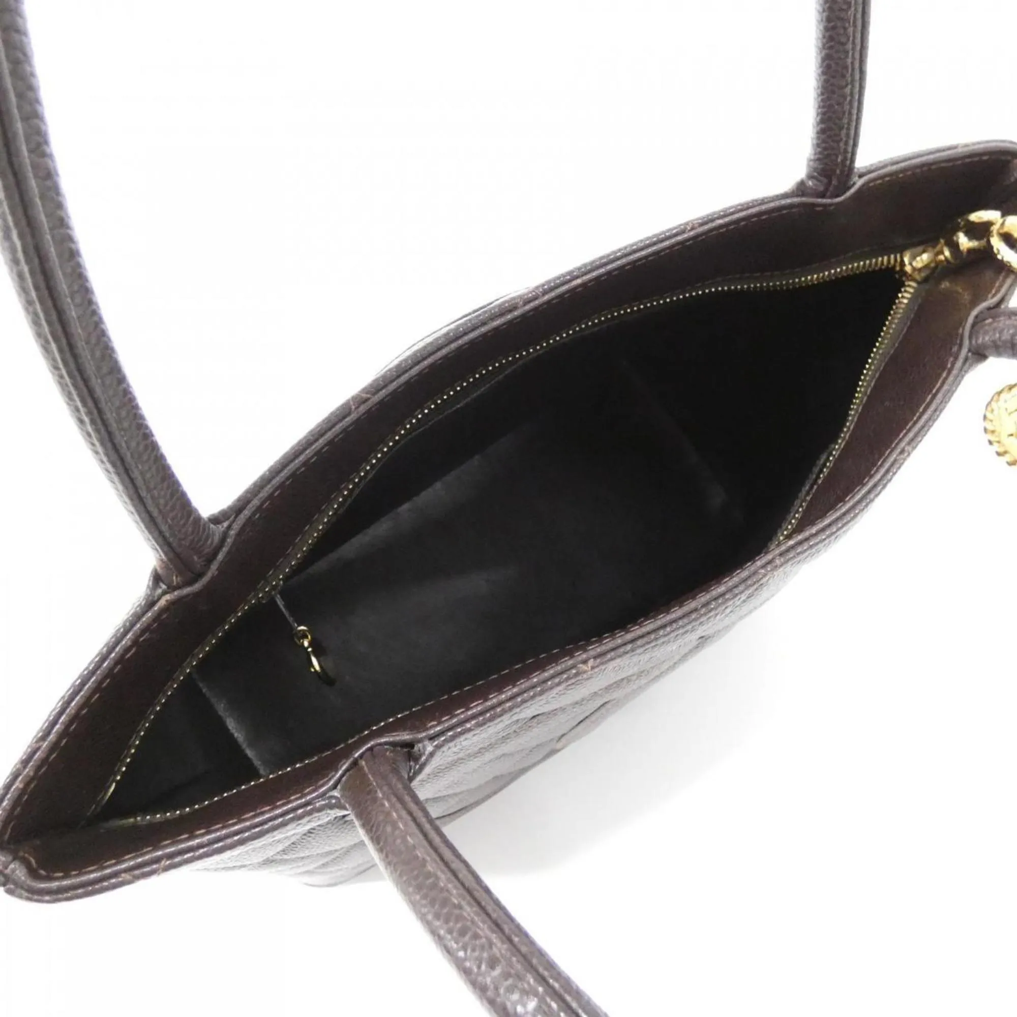 Chanel Grained Calfskin Handbag (Pre-Owned)