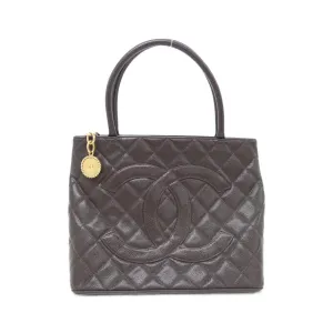 Chanel Grained Calfskin Handbag (Pre-Owned)