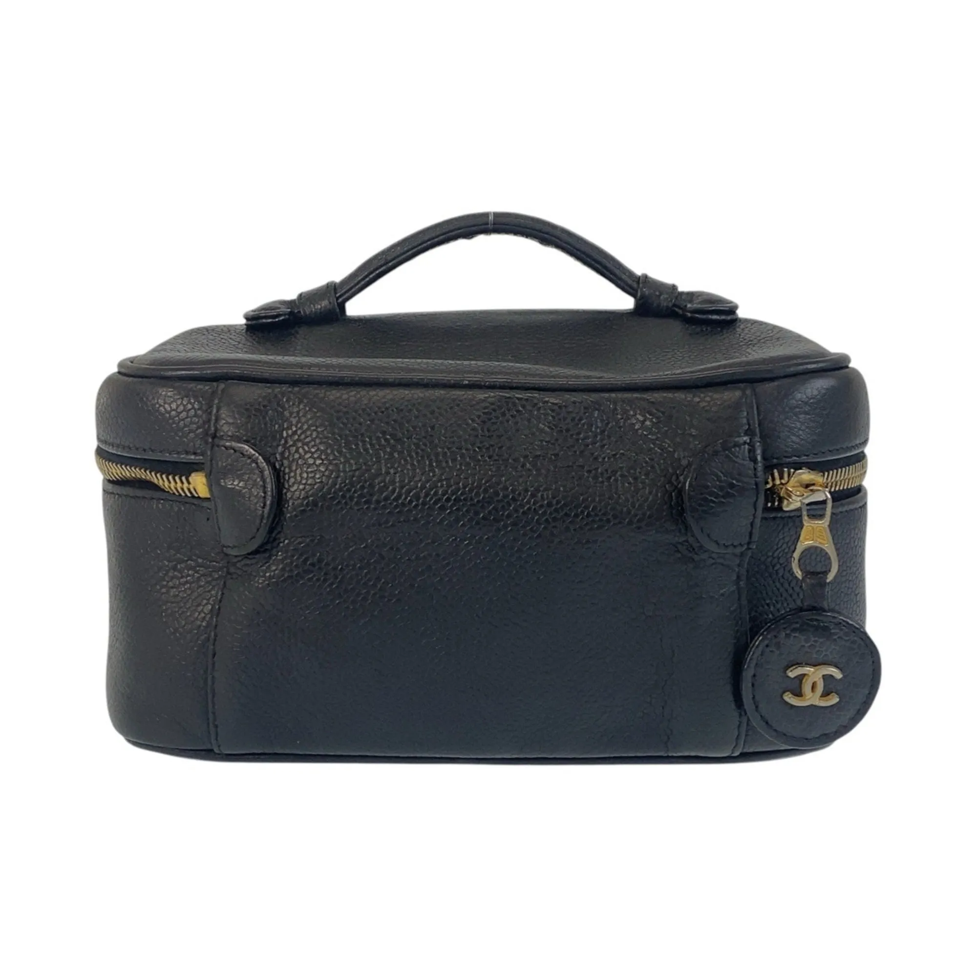 Chanel Grained Calfskin Handbag Vanity Bag (Pre-Owned)